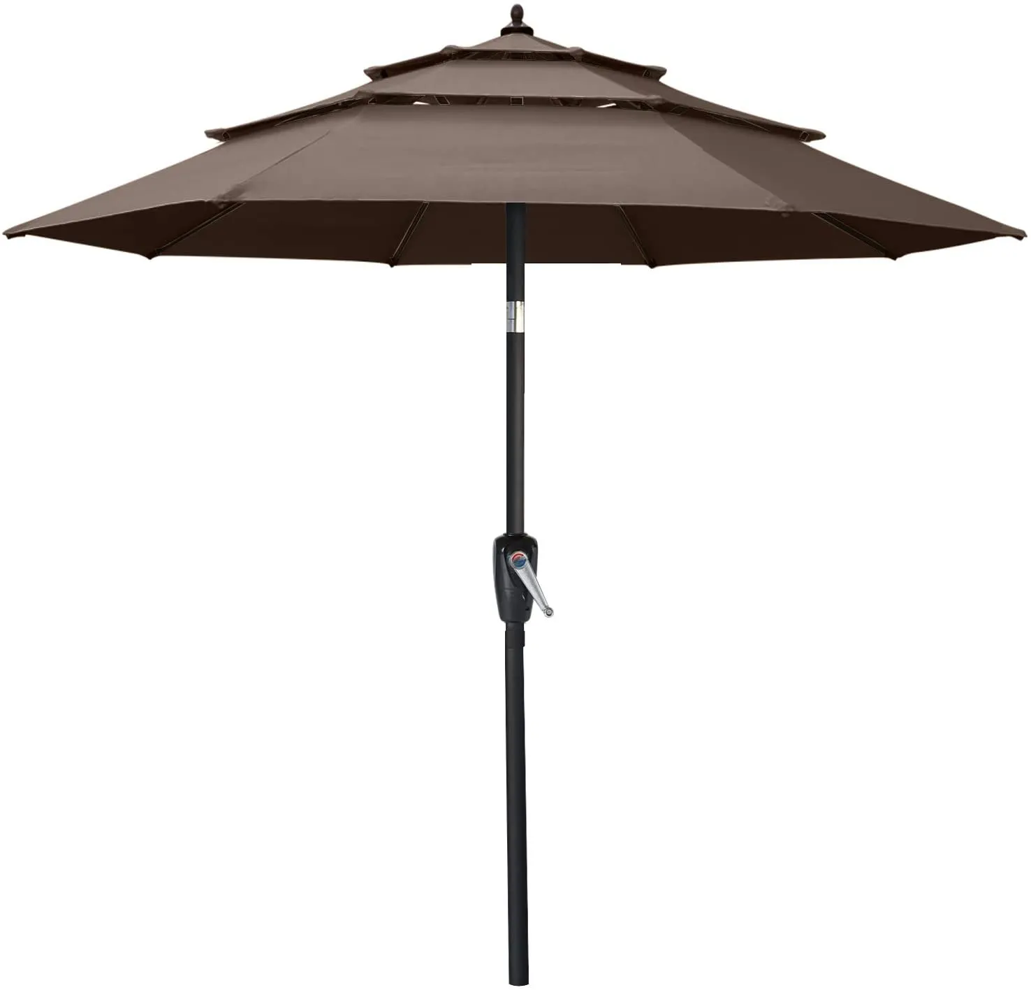 ABCCANOPY Outdoor 3 Tiers Patio UV Umbrella 9/10/11FT Table Umbrella