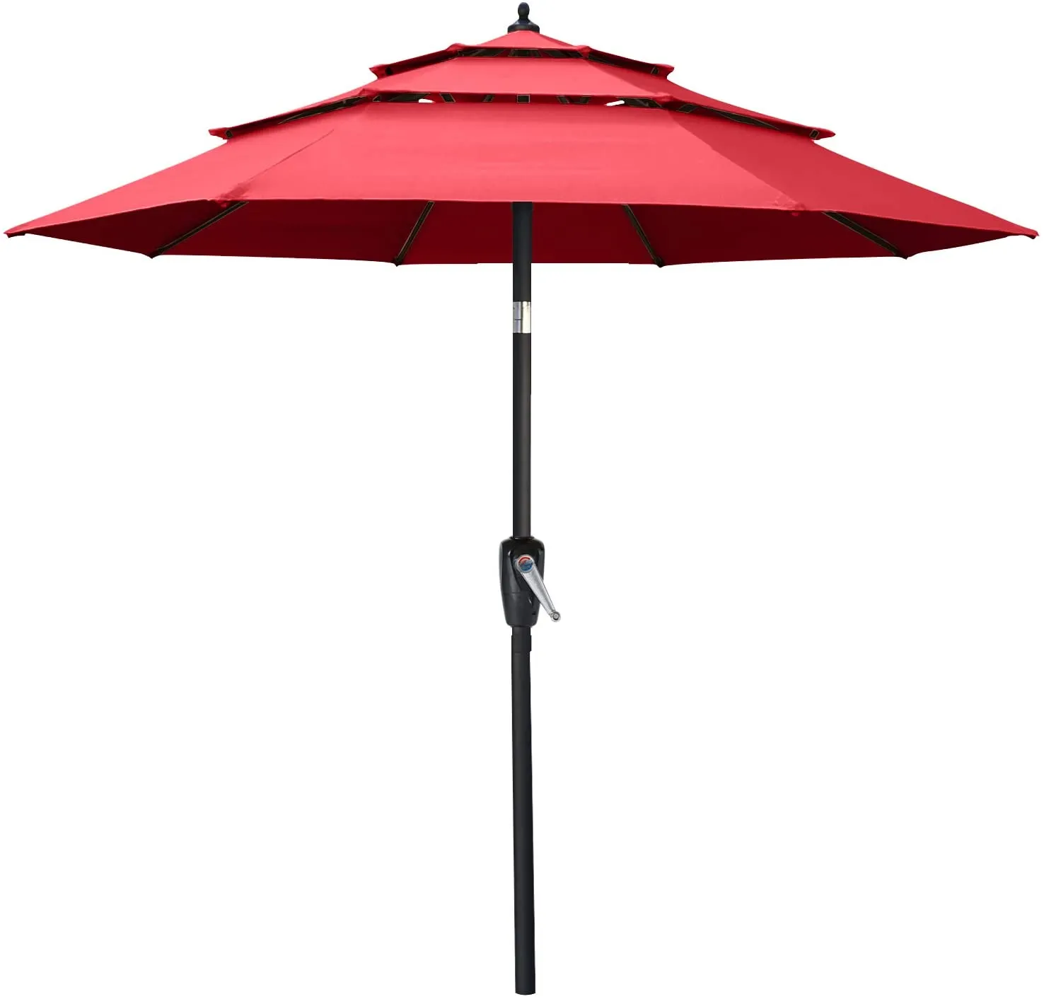 ABCCANOPY Outdoor 3 Tiers Patio UV Umbrella 9/10/11FT Table Umbrella