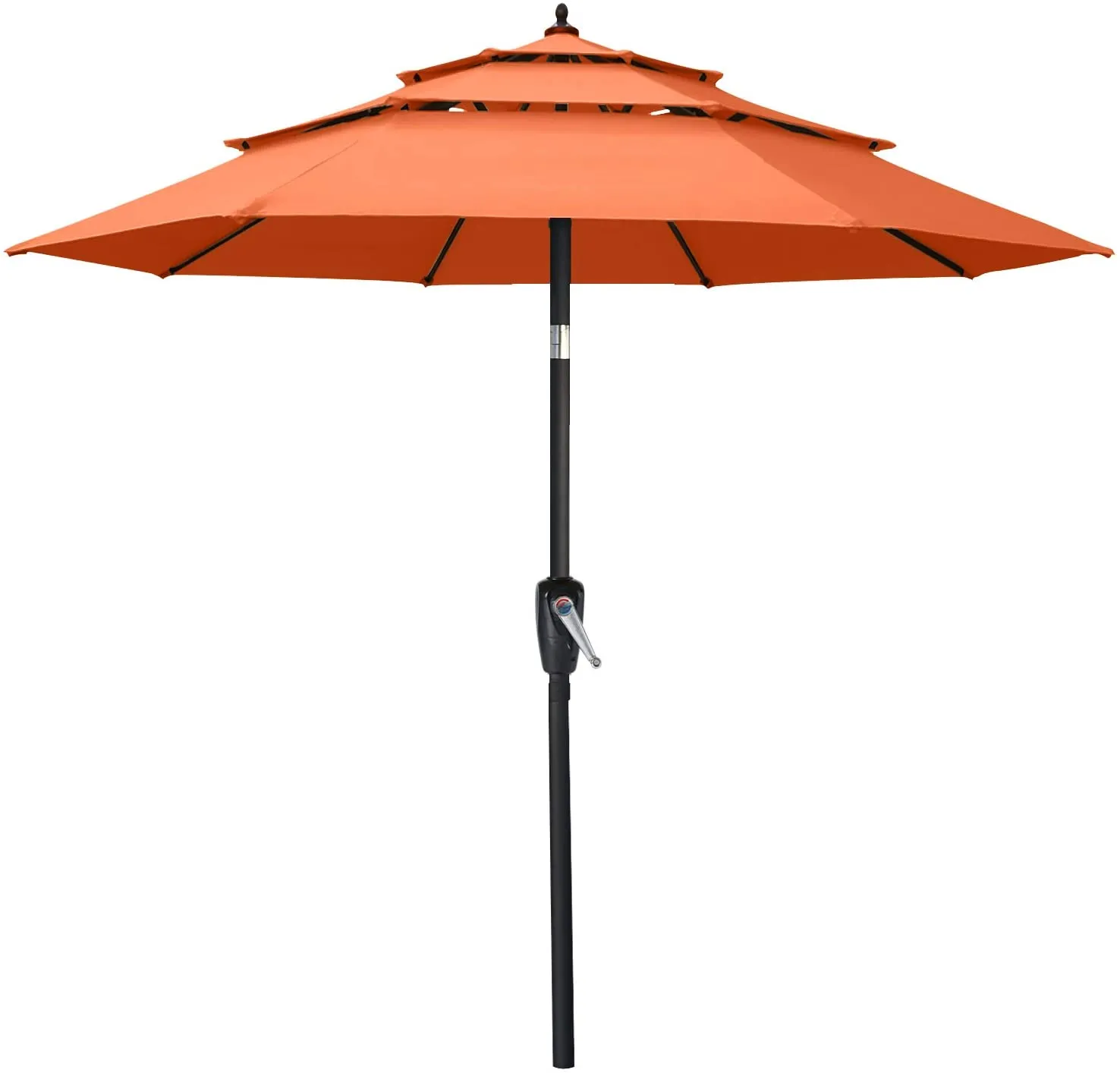 ABCCANOPY Outdoor 3 Tiers Patio UV Umbrella 9/10/11FT Table Umbrella