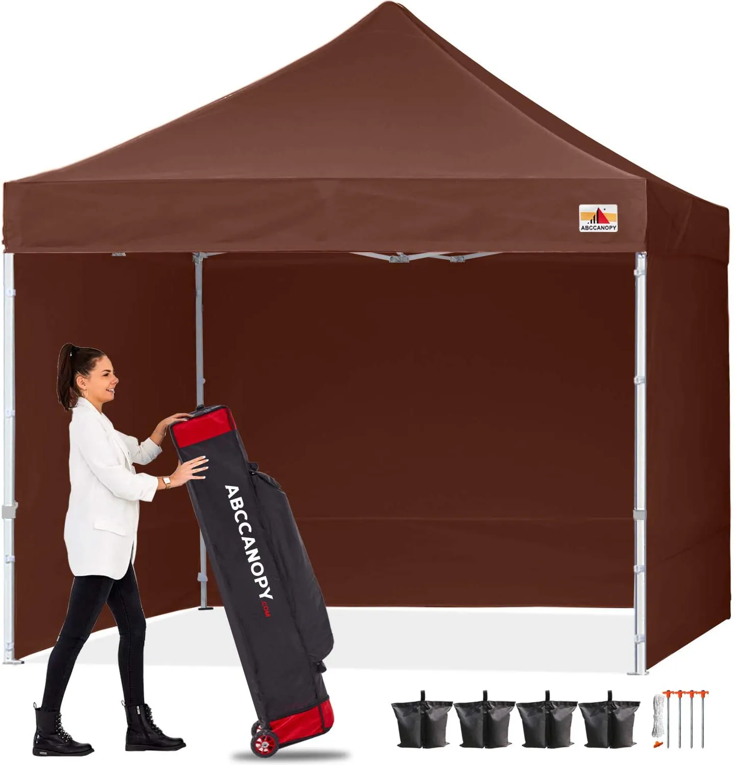 ABCCANOPY S1 Commercial Pop Up 10x10/10x15/10x20 Canopy Tent with Sidewalls