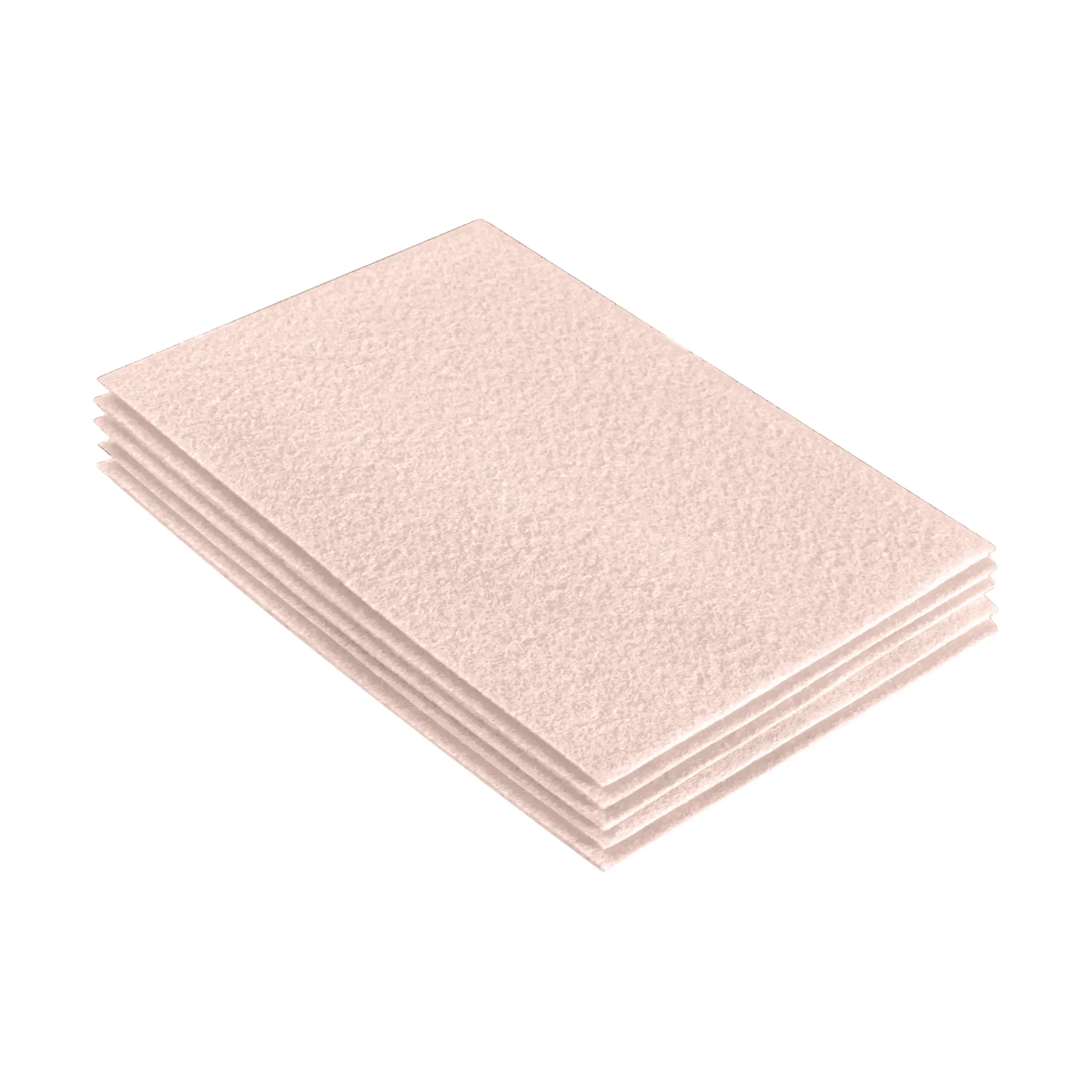 Acrylic Felt 9"X12" Sheet Packs | Ivory