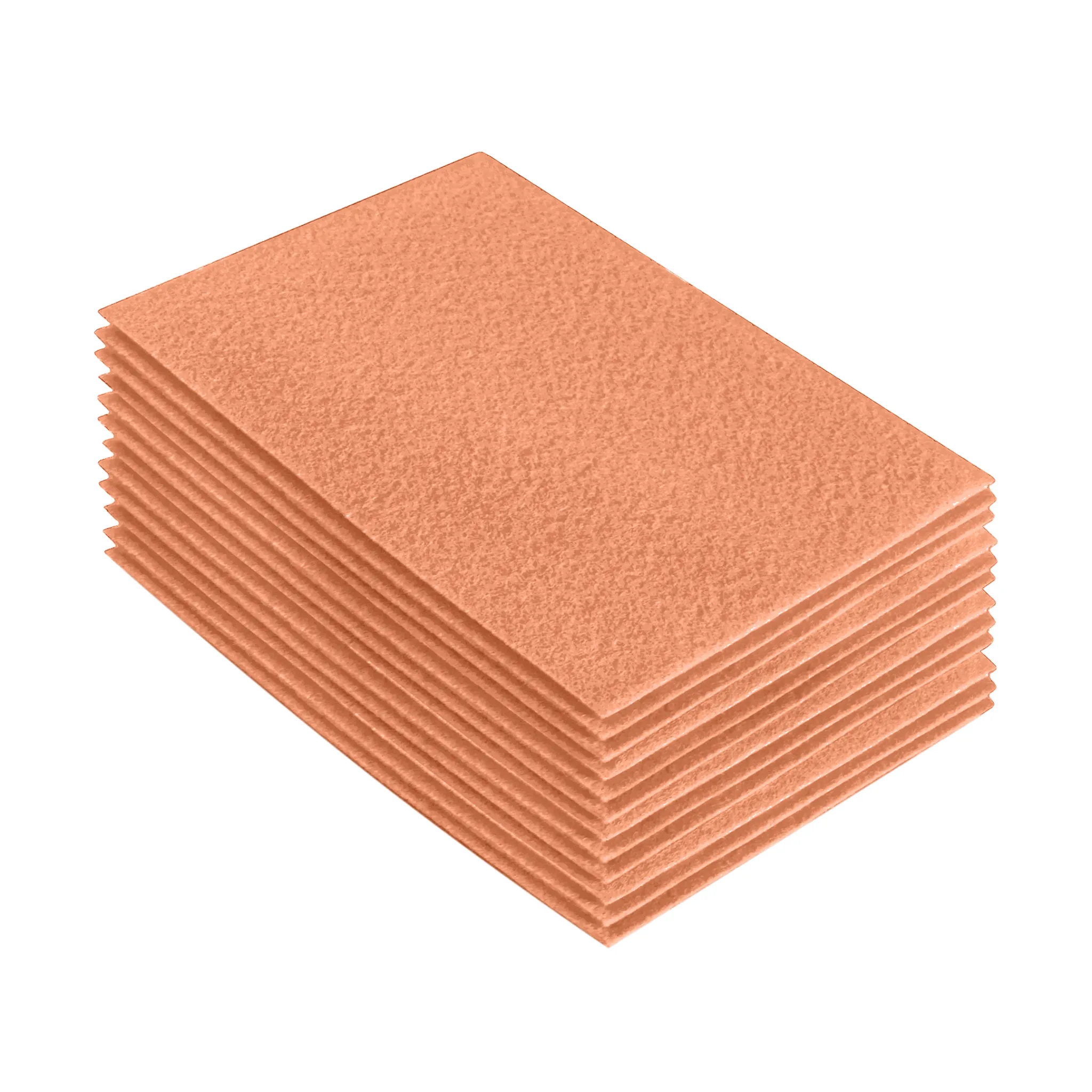 Acrylic Felt 9"X12" Sheet Packs | Lt Flesh