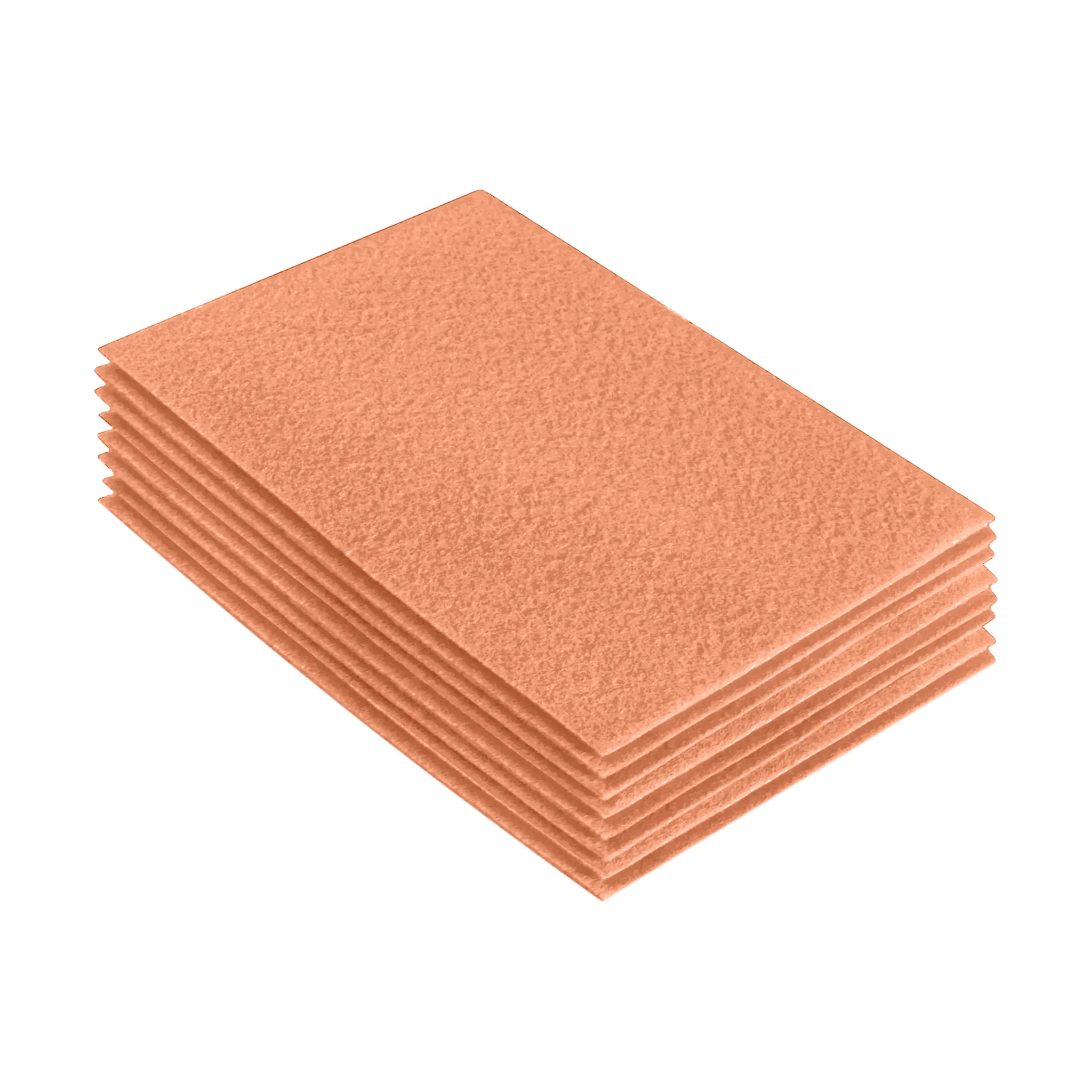 Acrylic Felt 9"X12" Sheet Packs | Lt Flesh