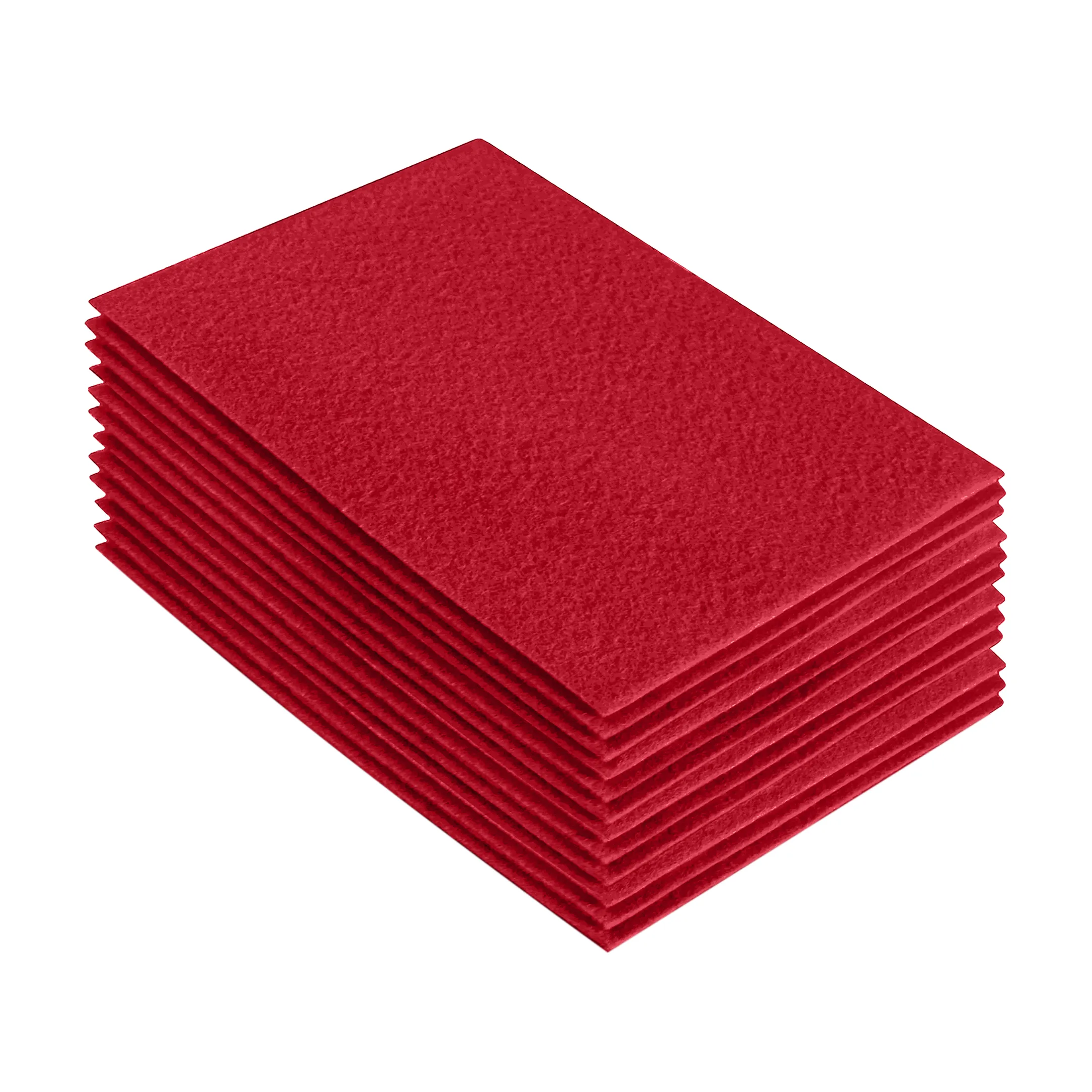 Acrylic Felt 9"X12" Sheet Packs | Red