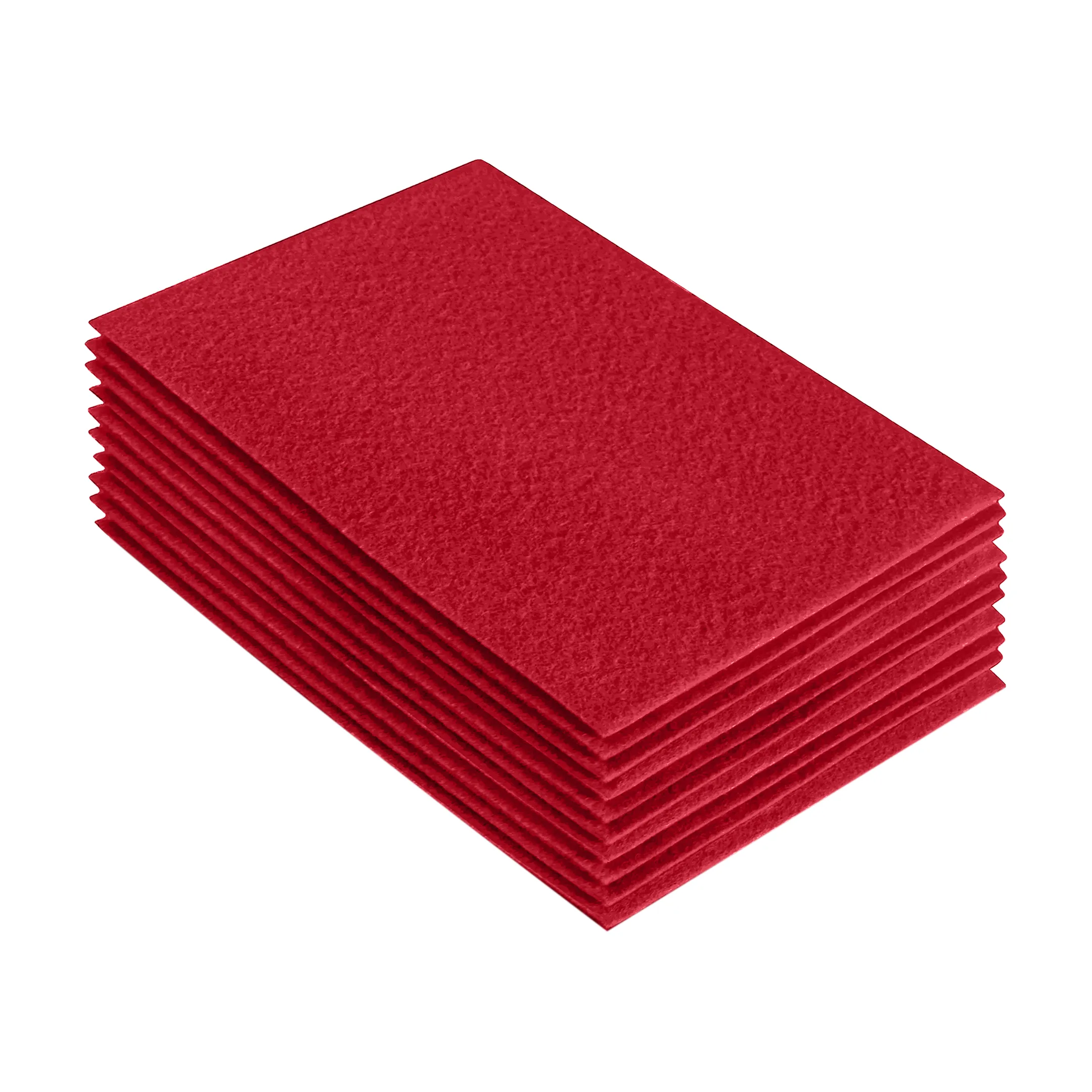 Acrylic Felt 9"X12" Sheet Packs | Red