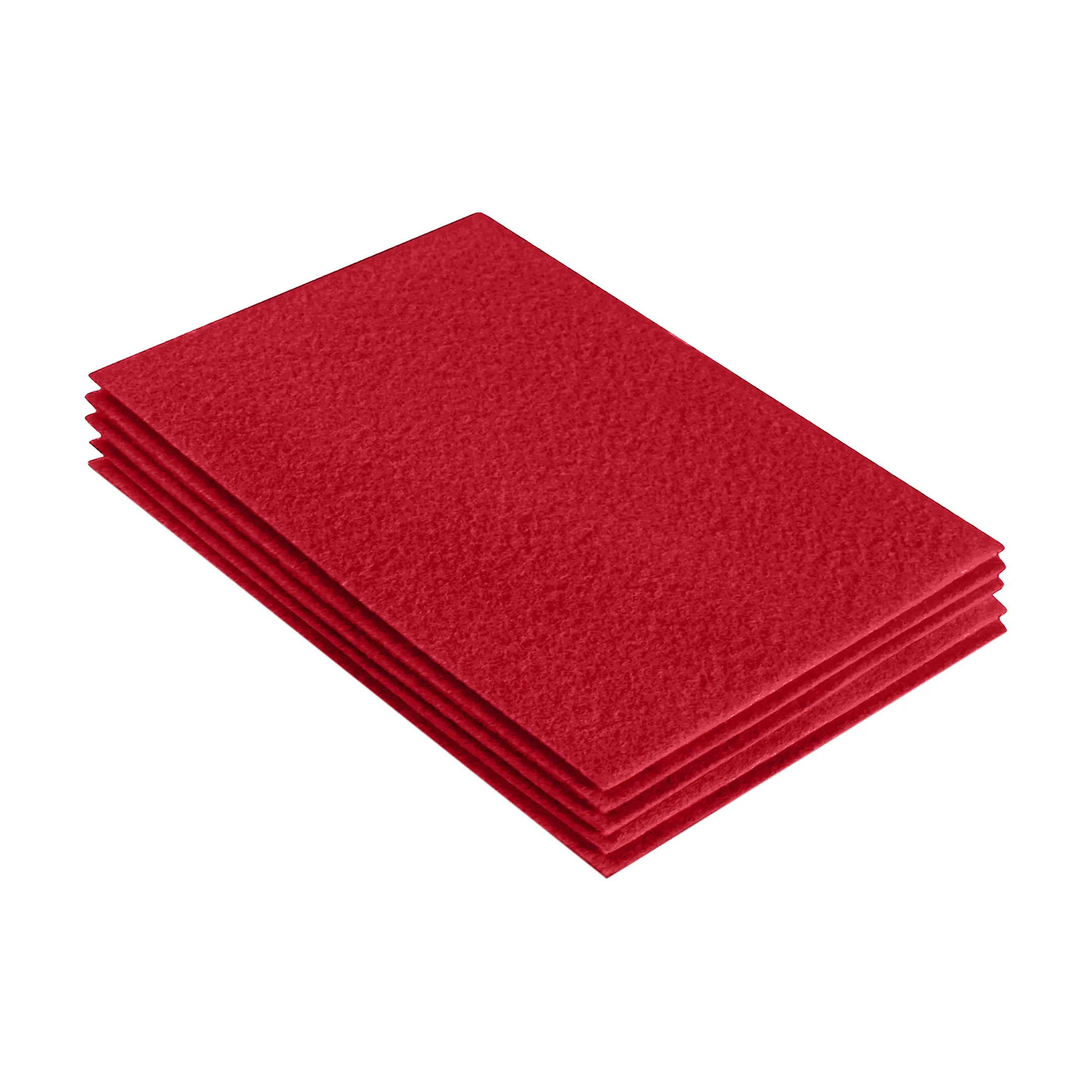 Acrylic Felt 9"X12" Sheet Packs | Red