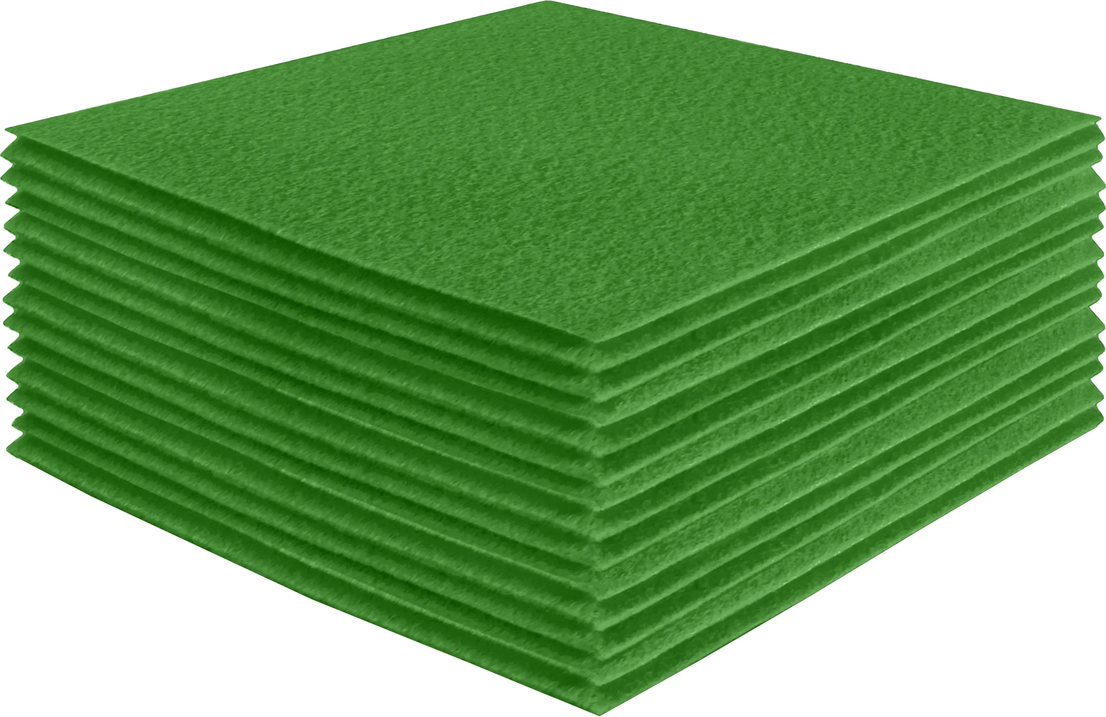 Acrylic Felt Craft Sheet Packs | Green 271