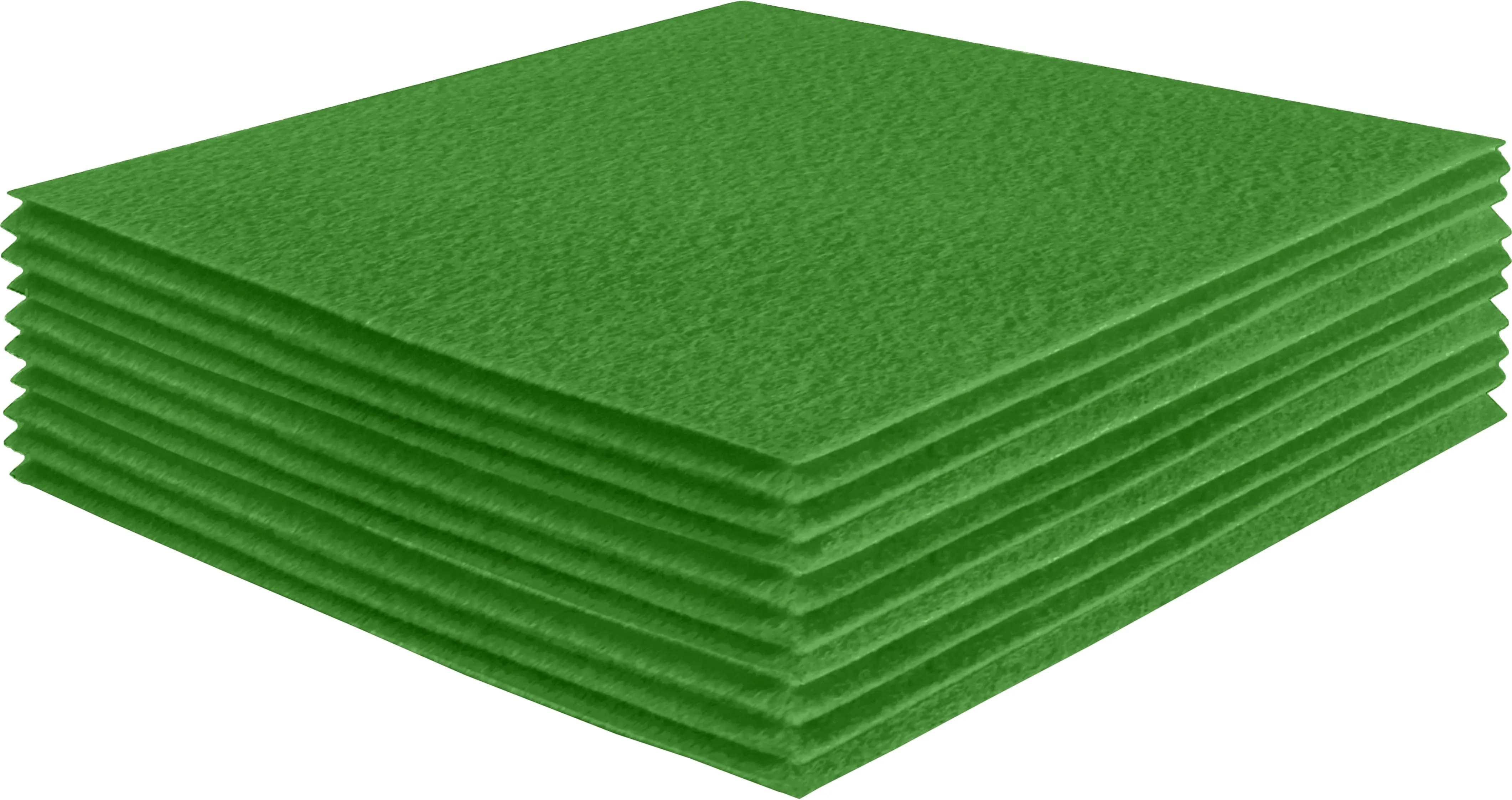 Acrylic Felt Craft Sheet Packs | Green 271