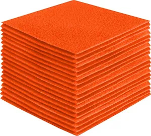 Acrylic Felt Craft Sheet Packs | Light Orange A21