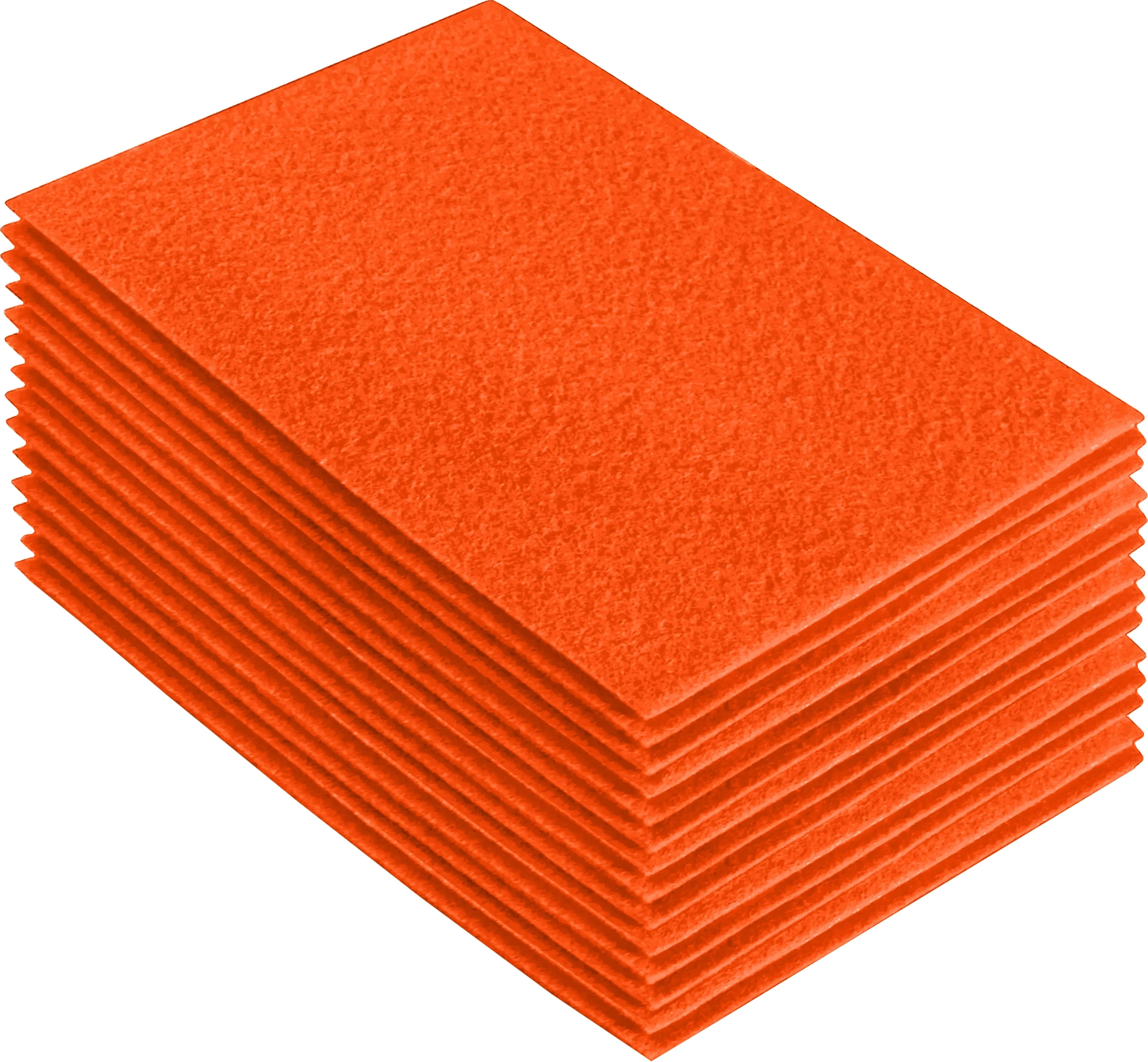 Acrylic Felt Craft Sheet Packs | Light Orange A21