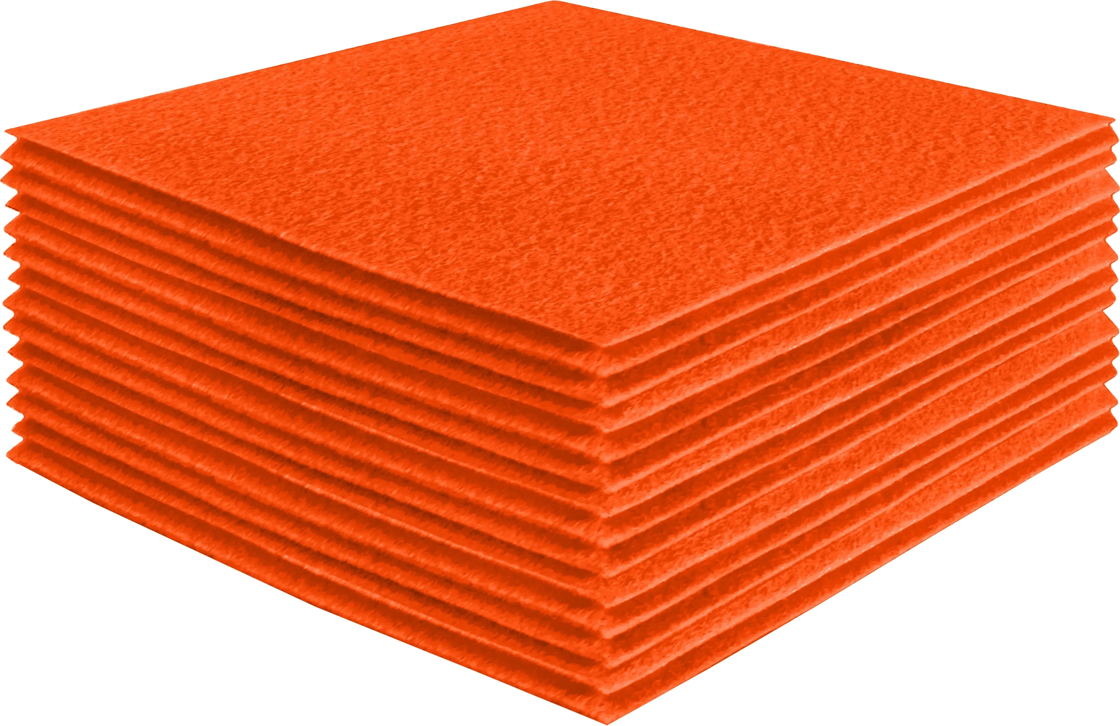 Acrylic Felt Craft Sheet Packs | Light Orange A21