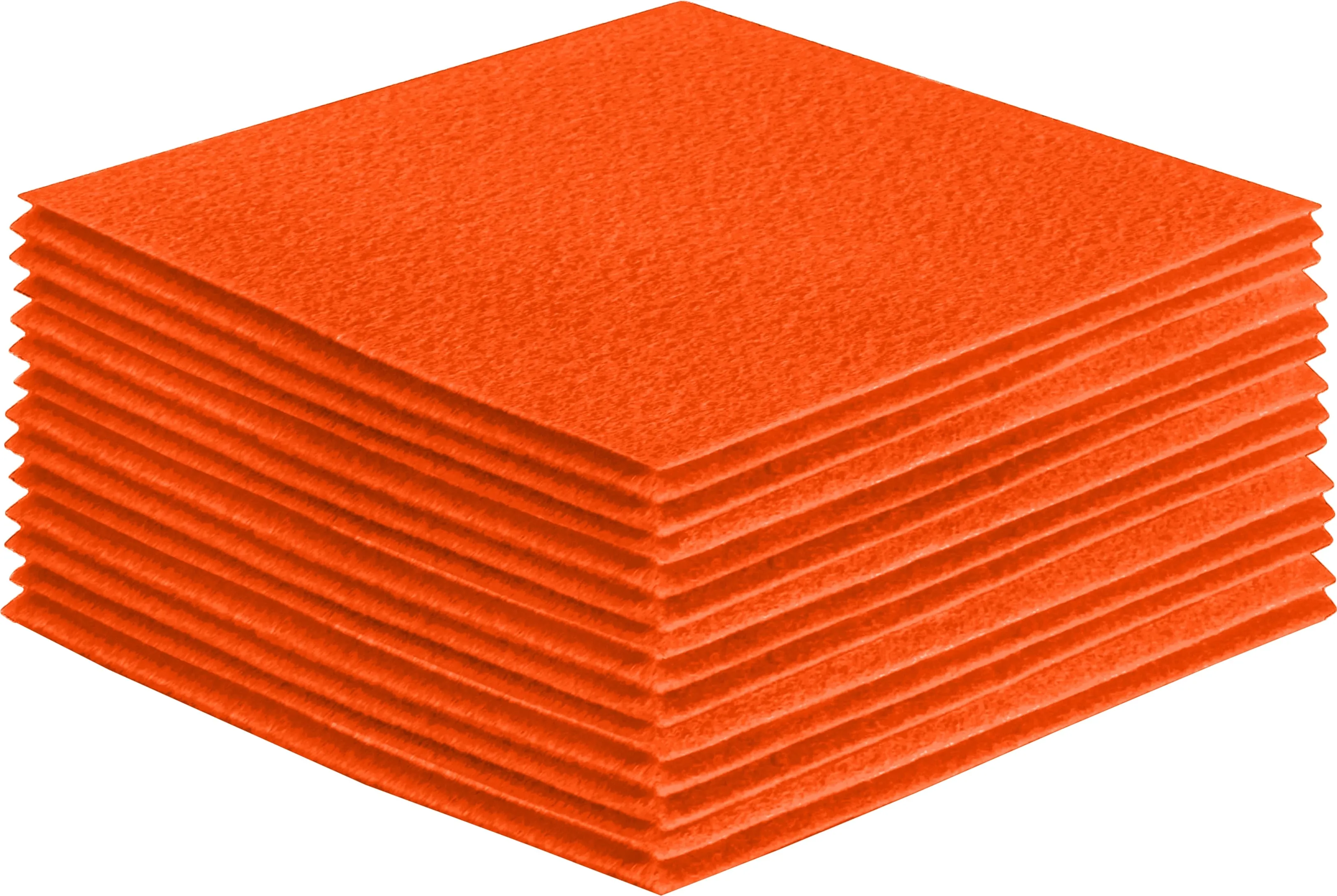 Acrylic Felt Craft Sheet Packs | Light Orange A21