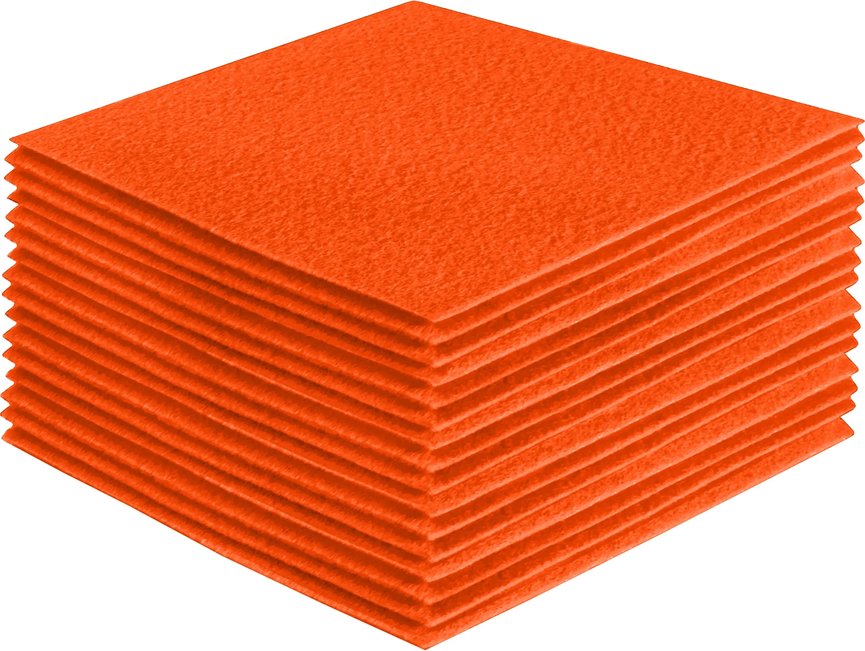 Acrylic Felt Craft Sheet Packs | Light Orange A21