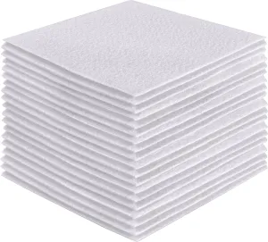 Acrylic Felt Craft Sheet Packs | White