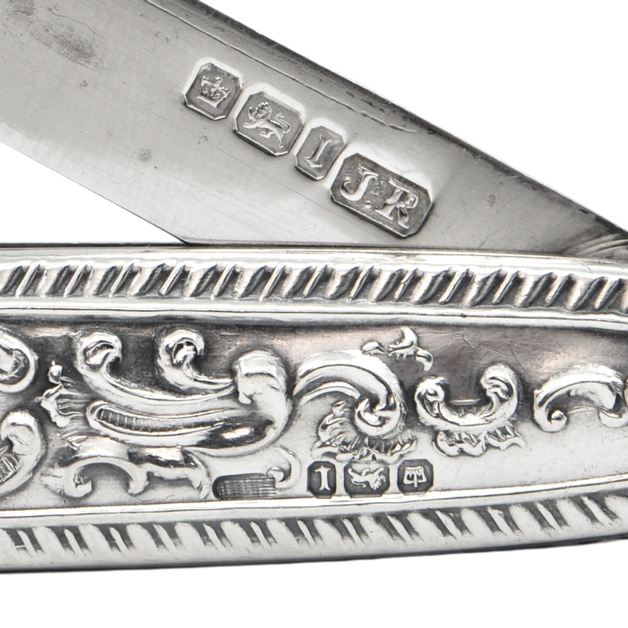 Antique English Sterling Silver Pen Knife By, Joseph Rodgers & Sons Dated 1903