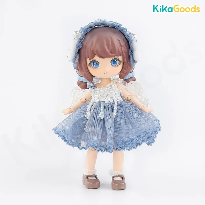 BJD Figure Clothes Polka Dot Fairy Skirt Suit