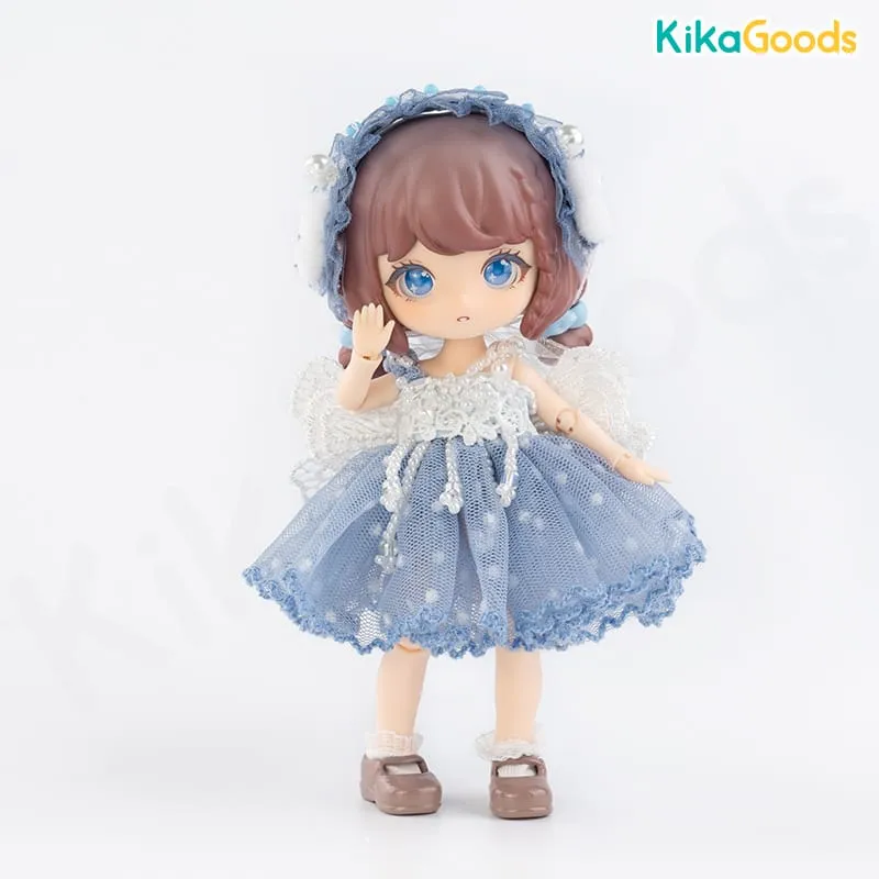 BJD Figure Clothes Polka Dot Fairy Skirt Suit