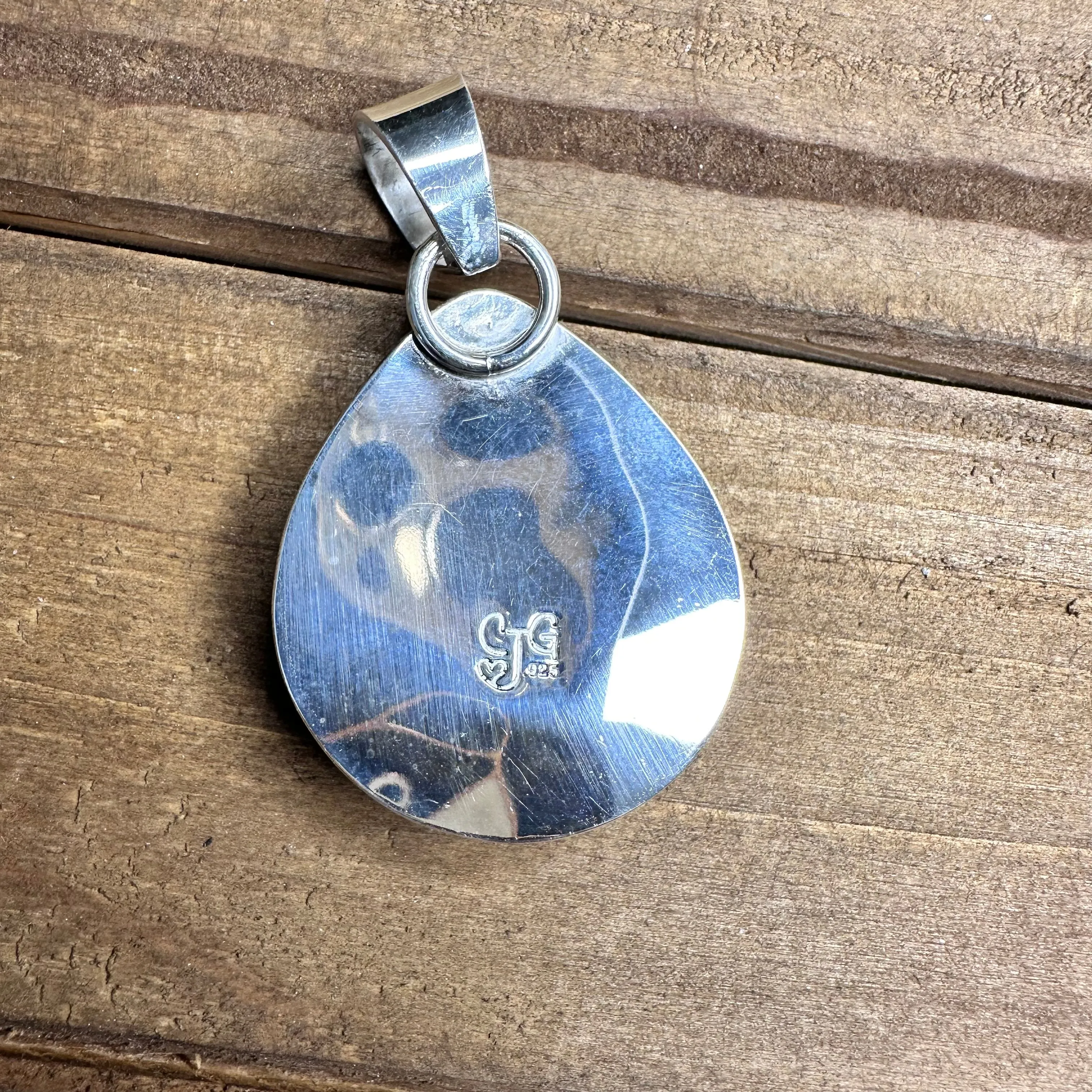 Blackjack turquoise pendant without chain