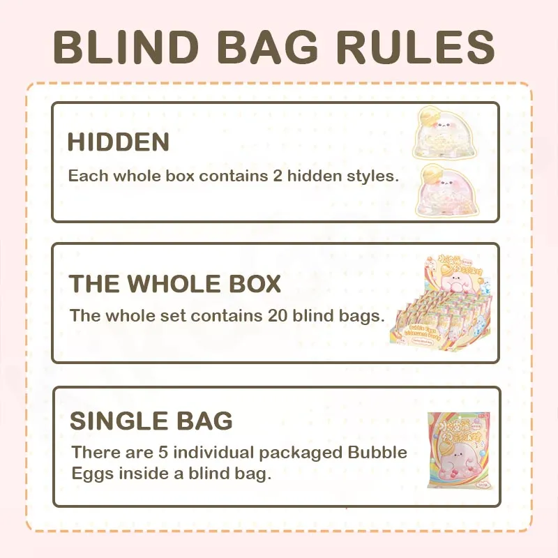 Bubble Eggs Iridescent Party Series Blind Bag