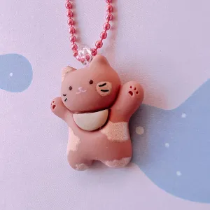 Calico Cat Kids Necklace