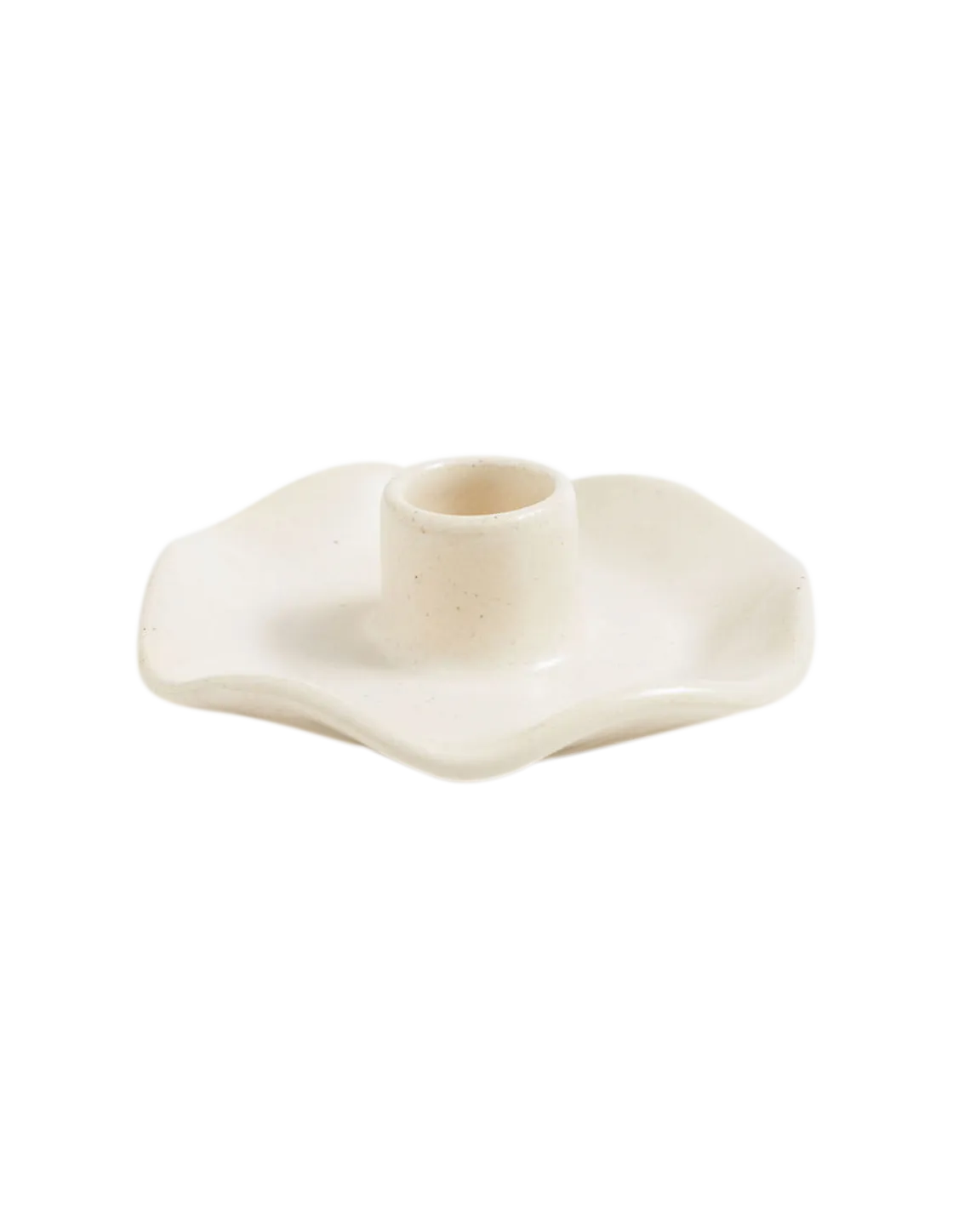 Ceramic Ruffle Candle Holder