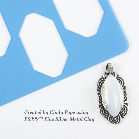 Cindy Pope Template - Rounded Hex Tag