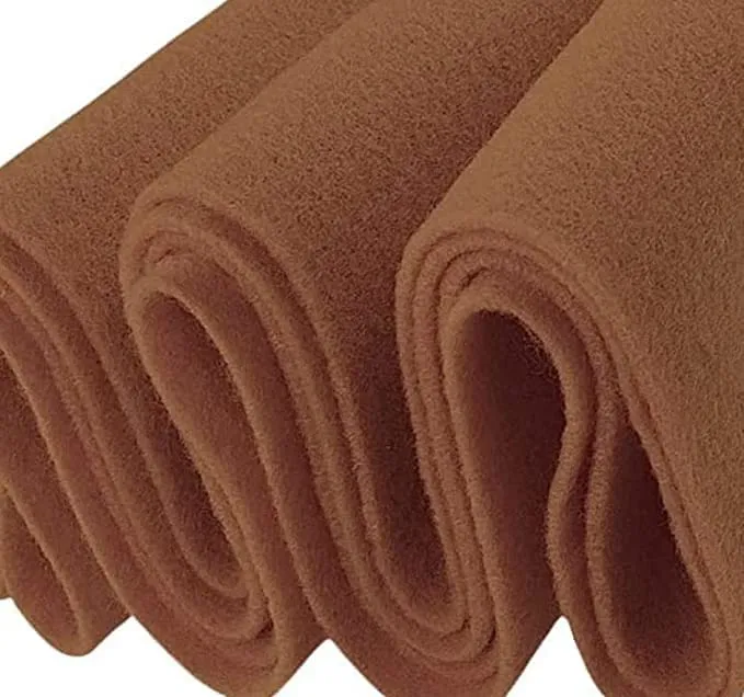 Craft Felt Fabric - 18" X 18" Inch Wide & 1.6mm Thick Felt Fabric - Use This Soft Felt for Crafts - Felt Material Pack