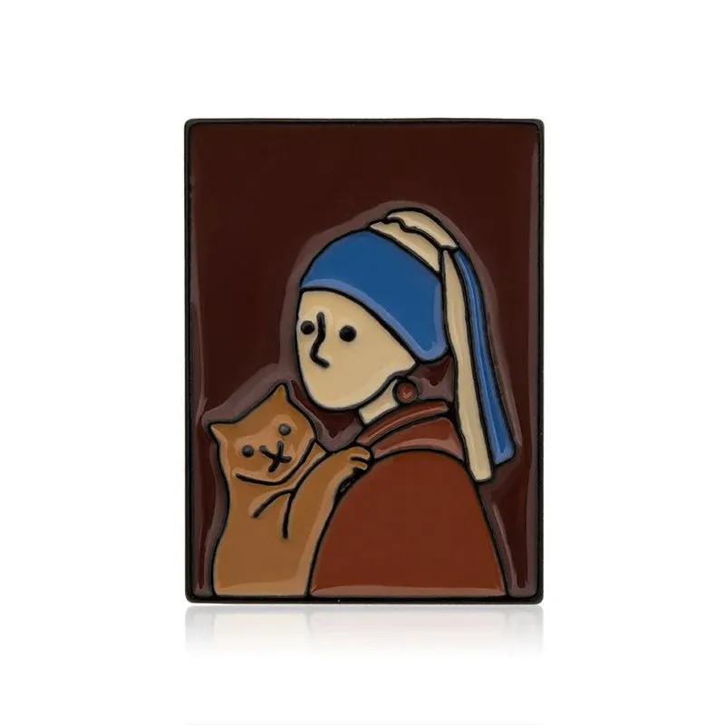 Enamel Pins- Worlds Famous Paintings