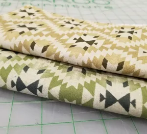 End of Bolt: 1 yard cuts- Total of 2 yards of Michael Miller Zigzag Blanket Remnant As pictured