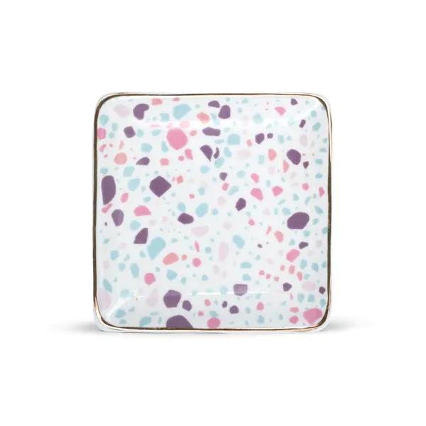 Finchberry Pastel Ceramic Terrazzo Soap Dish