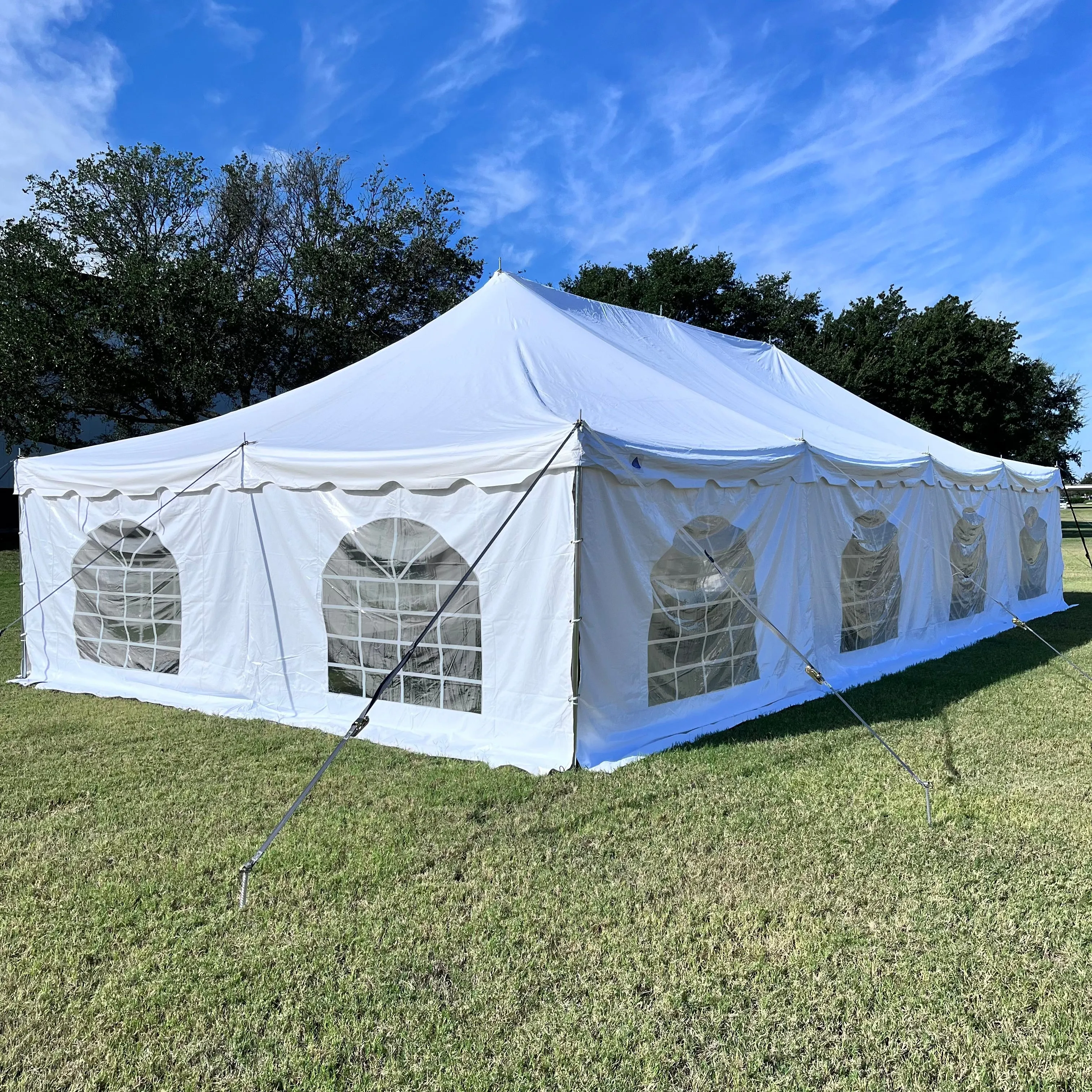 Fire Retardant (FR) PVC Pole Tent - 40'x20'