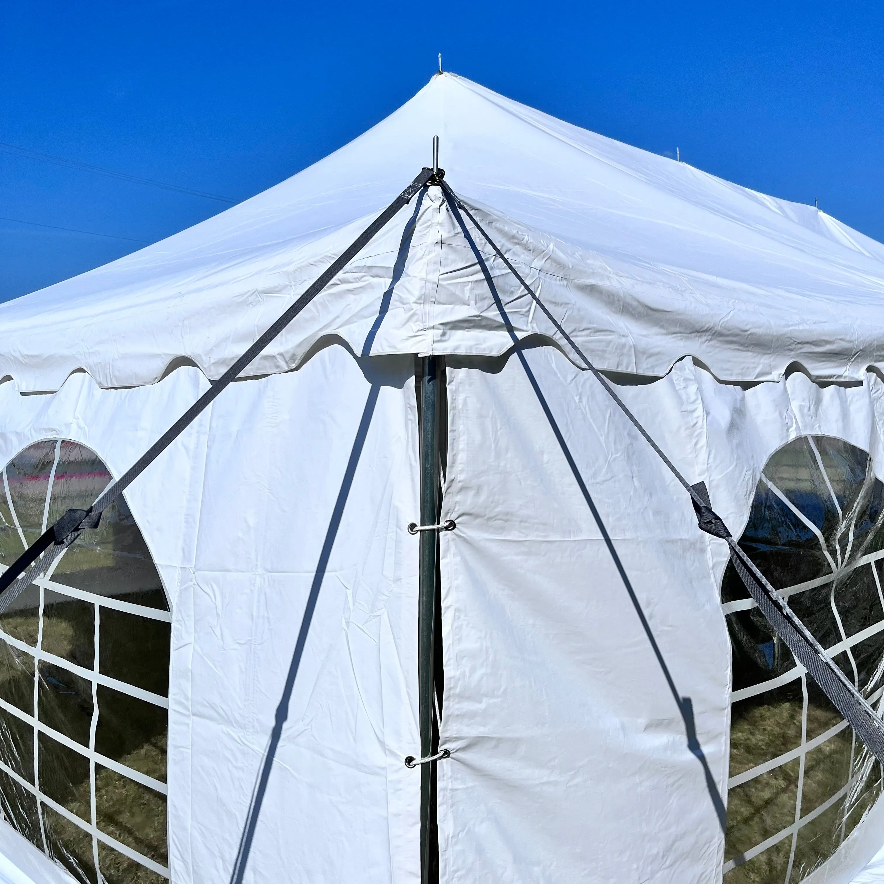 Fire Retardant (FR) PVC Pole Tent - 40'x20'