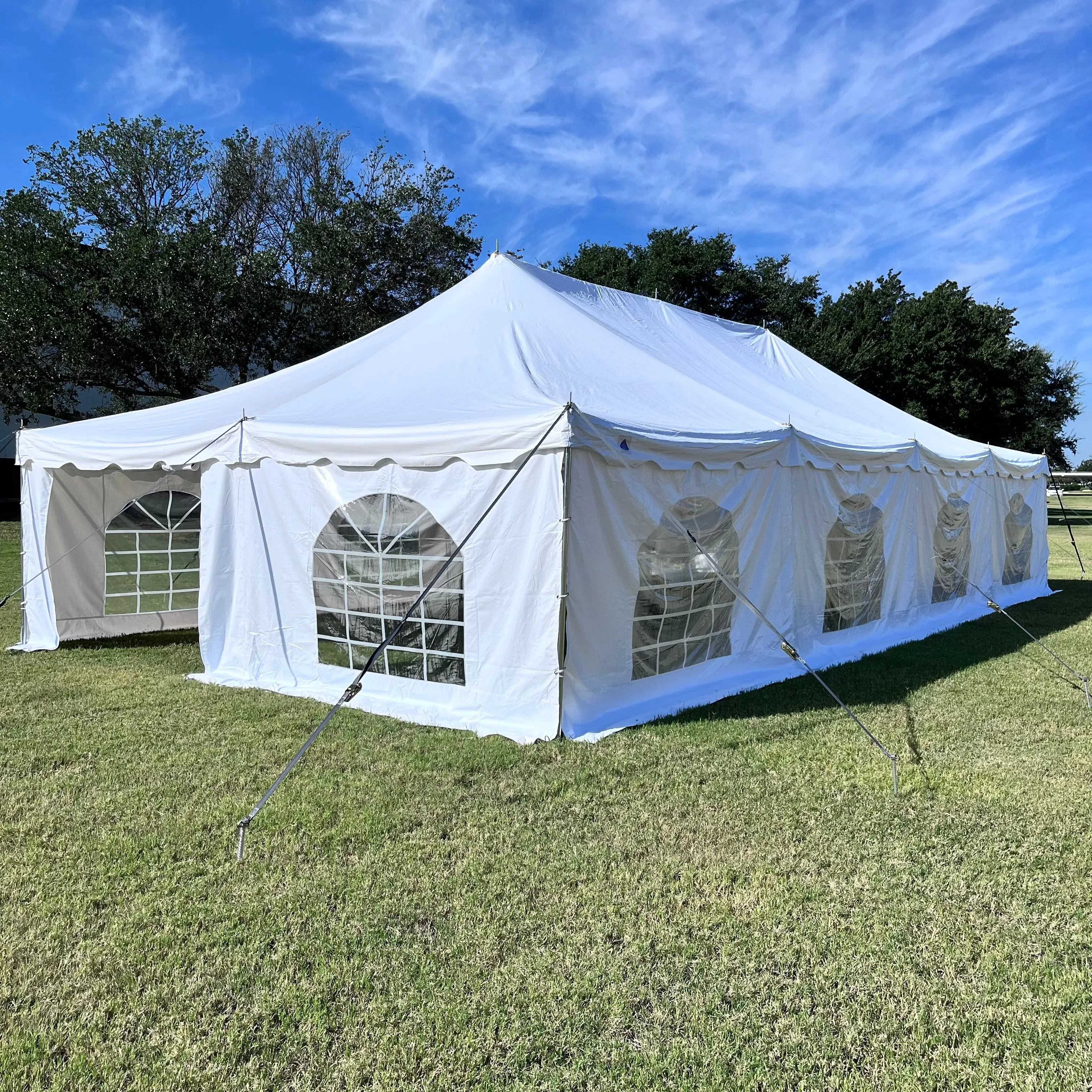 Fire Retardant (FR) PVC Pole Tent - 40'x20'