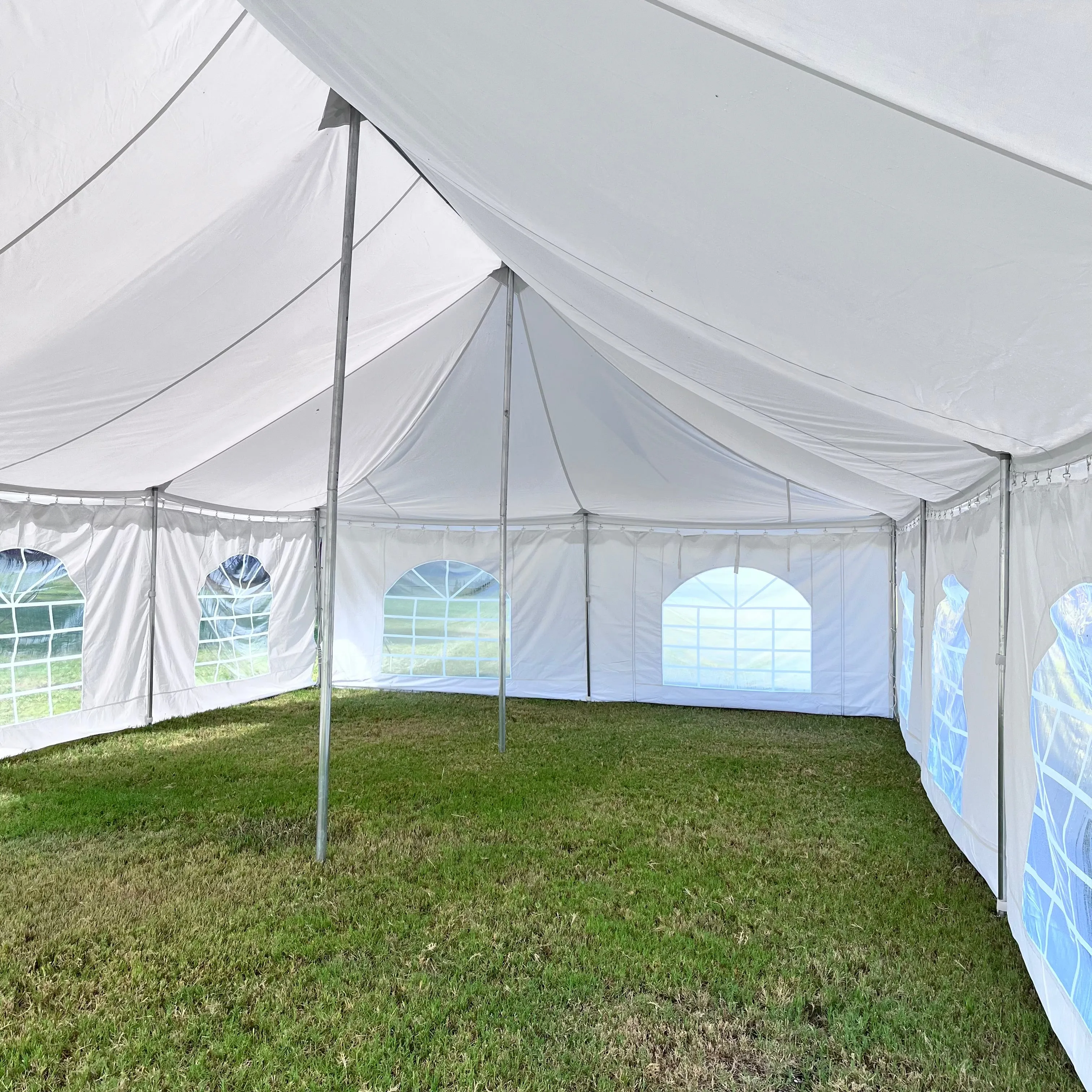 Fire Retardant (FR) PVC Pole Tent - 40'x20'