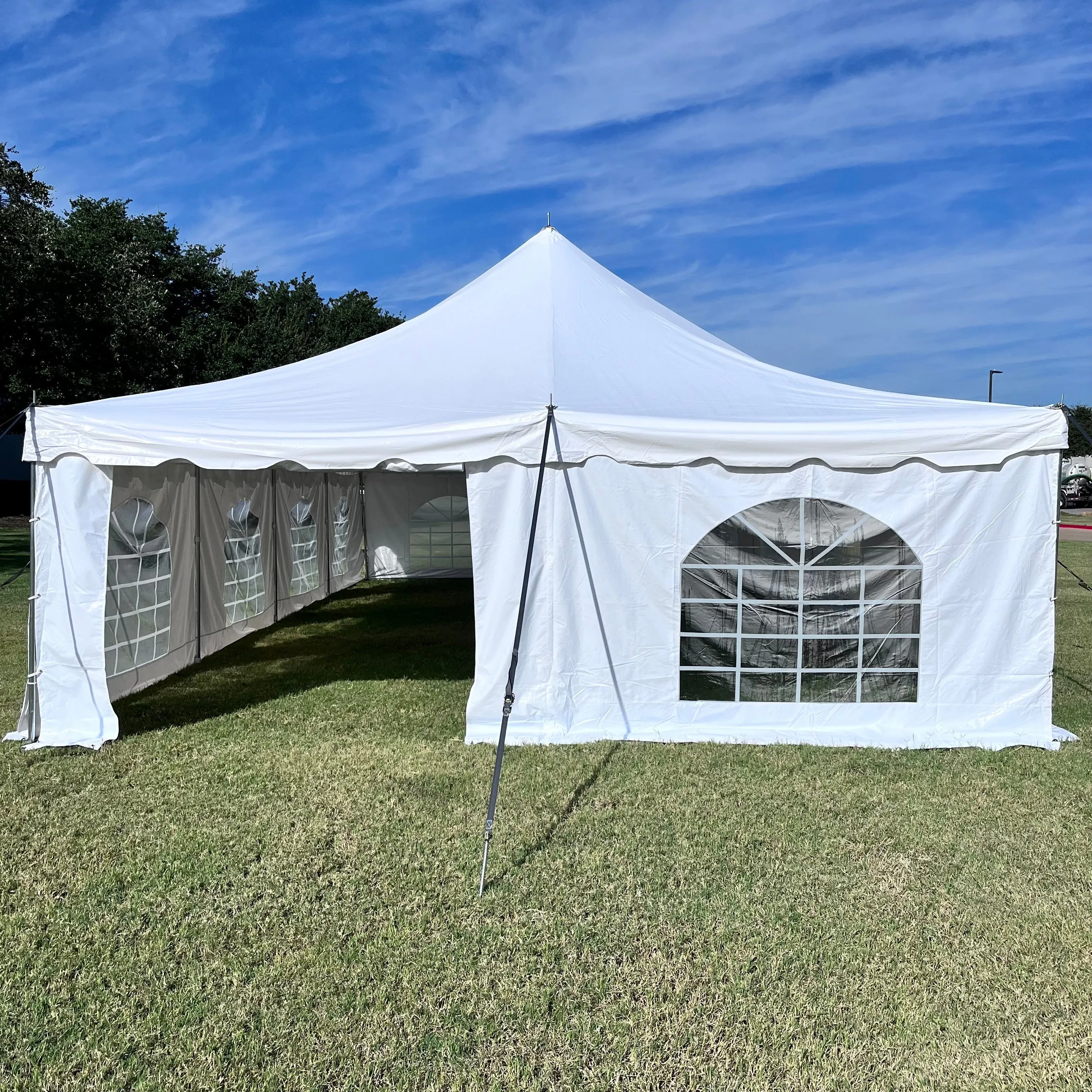 Fire Retardant (FR) PVC Pole Tent - 40'x20'