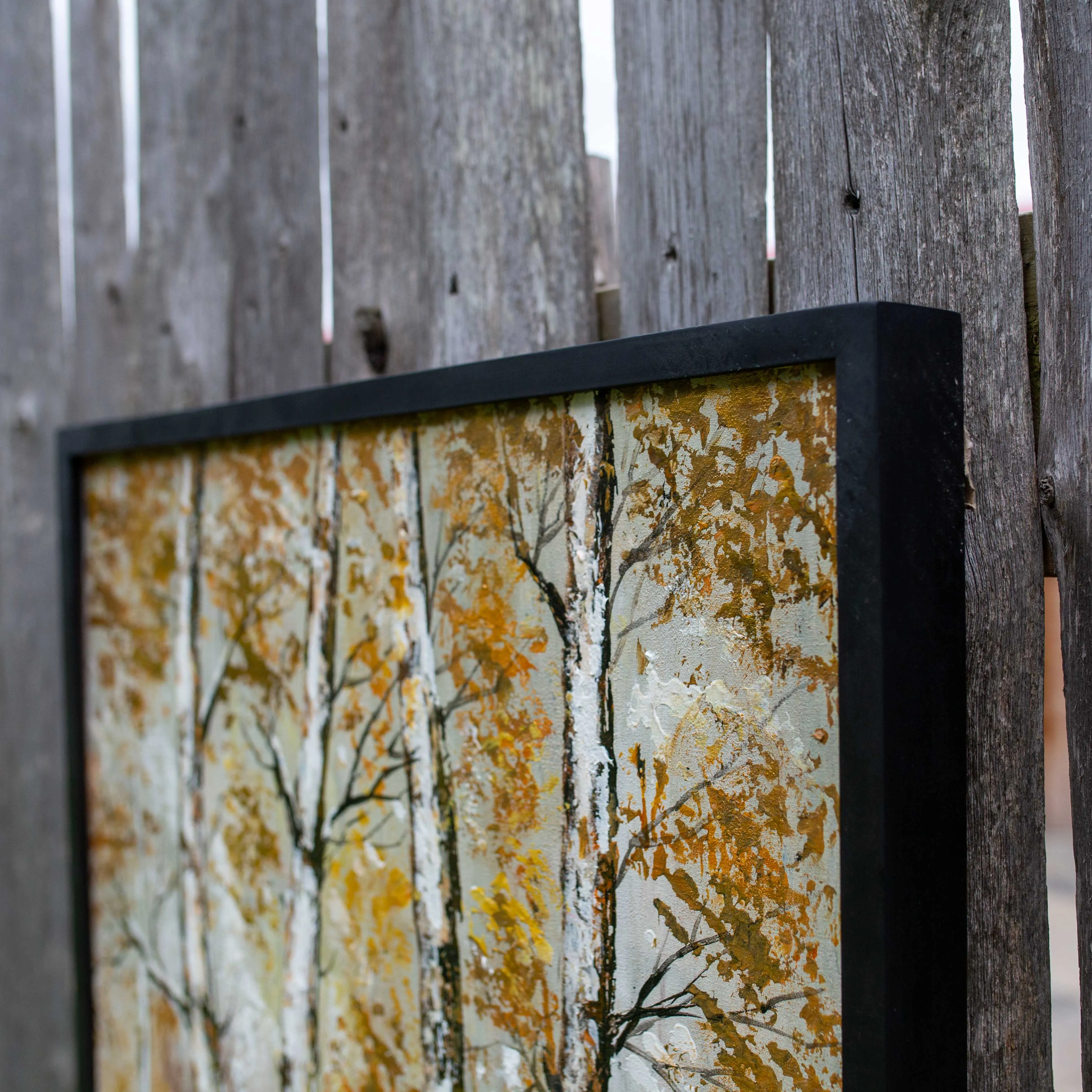 Four Birch Trees - Painting