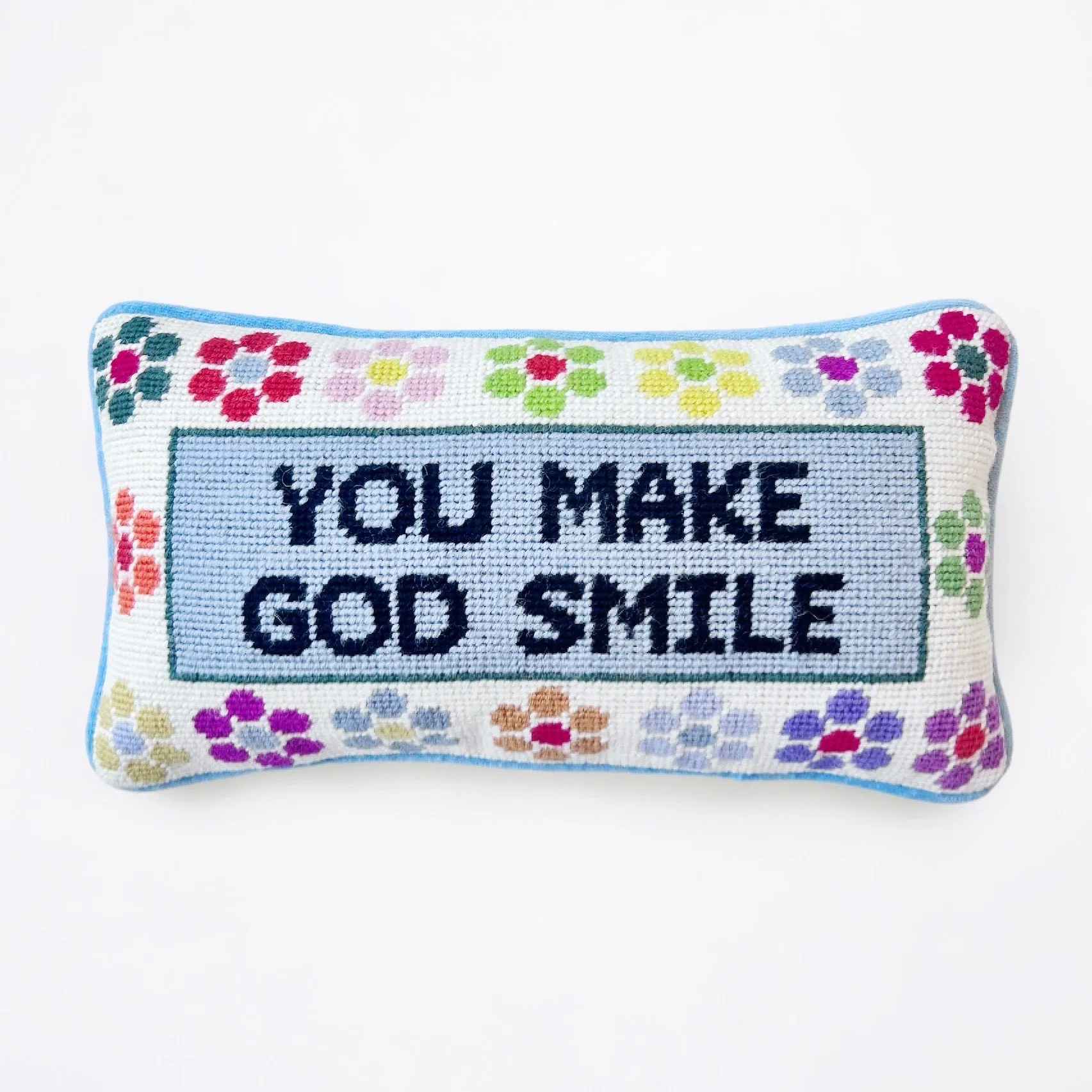 Girl Be Brave You Make God Smile Hooked Pillow