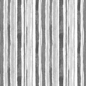 Gray White Stripes Quilting Cotton Fabric Misty Morning