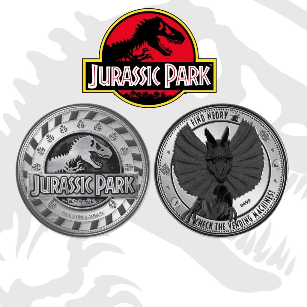 Jurassic Park Limited Edition Collectors Coin - Find Nedry