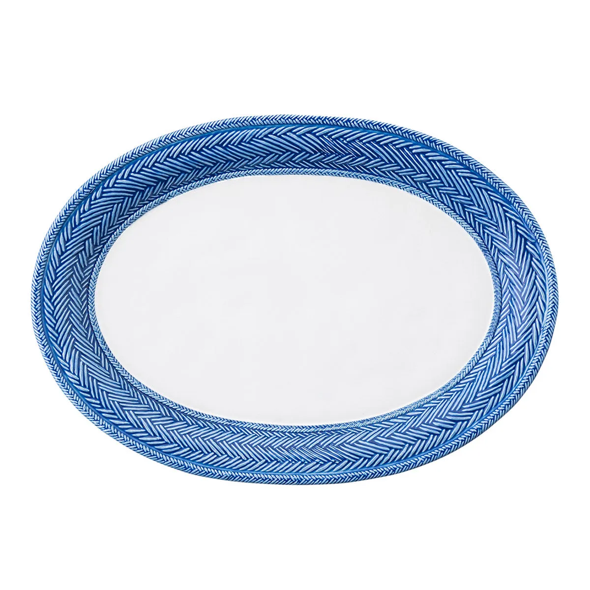 Le Panier 17" Platter - Delft Blue