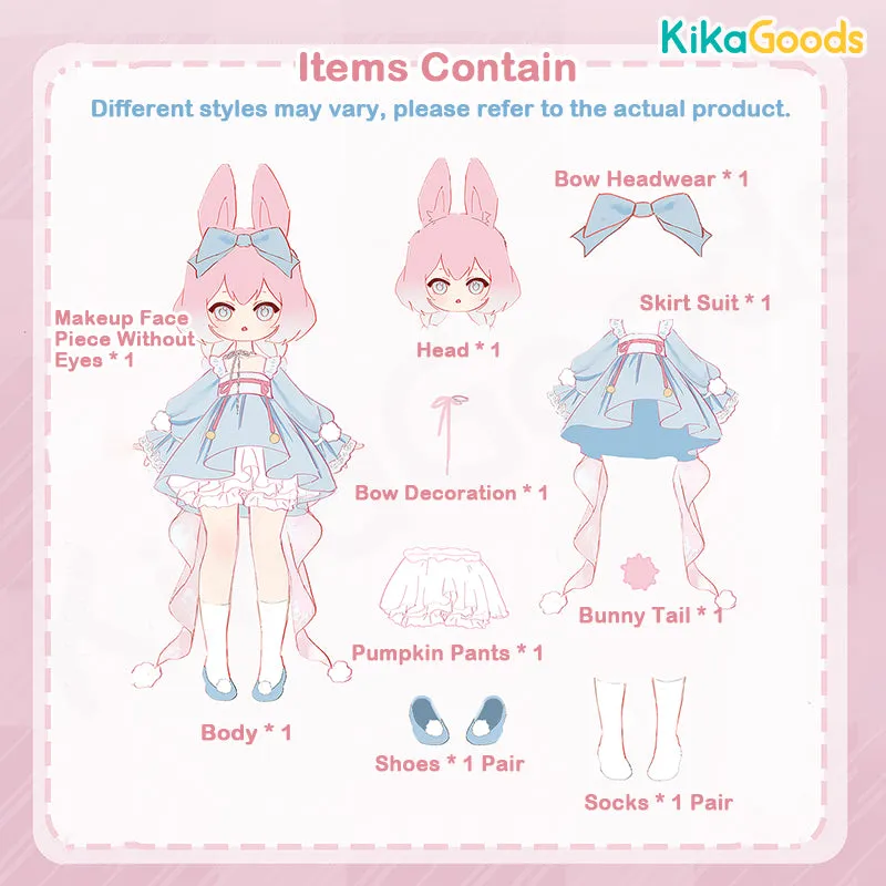 Moon Jumping Time Bunny Series 1/12 Action Figure BJD Blind Box【Shipped in Feb./Mar. 2025】