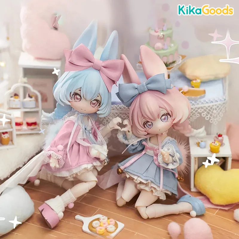 Moon Jumping Time Bunny Series 1/12 Action Figure BJD Blind Box【Shipped in Feb./Mar. 2025】