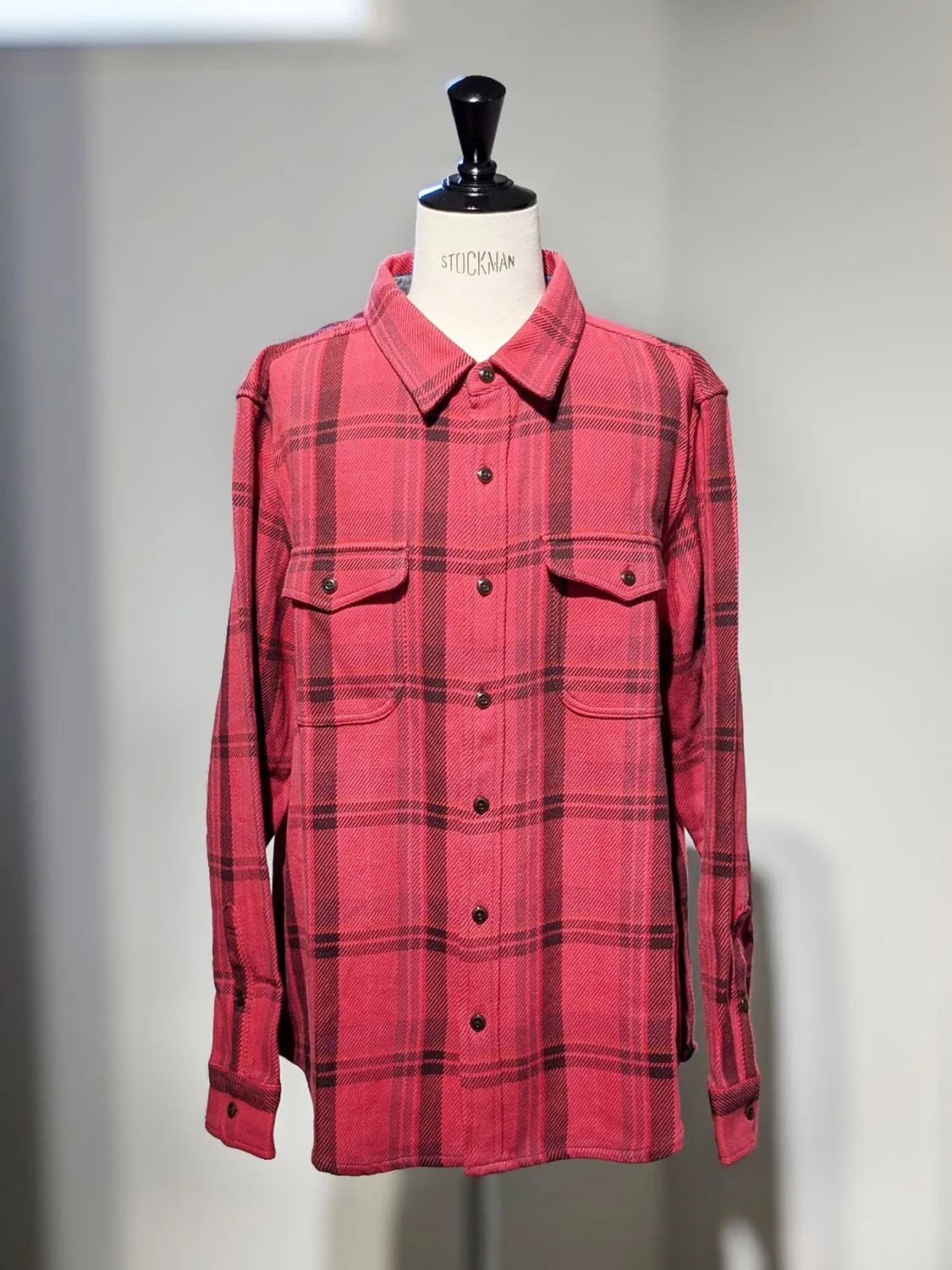 OUTERKNOWN M's BLANKET SHIRT (RED)