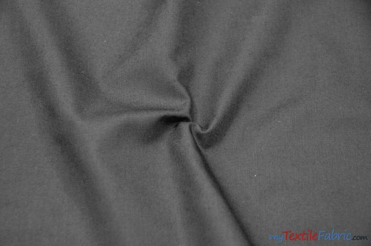 Polyester Cotton Broadcloth Fabric | 60" Wide | Solid Colors | Wholesale Bolt | Multiple Colors |