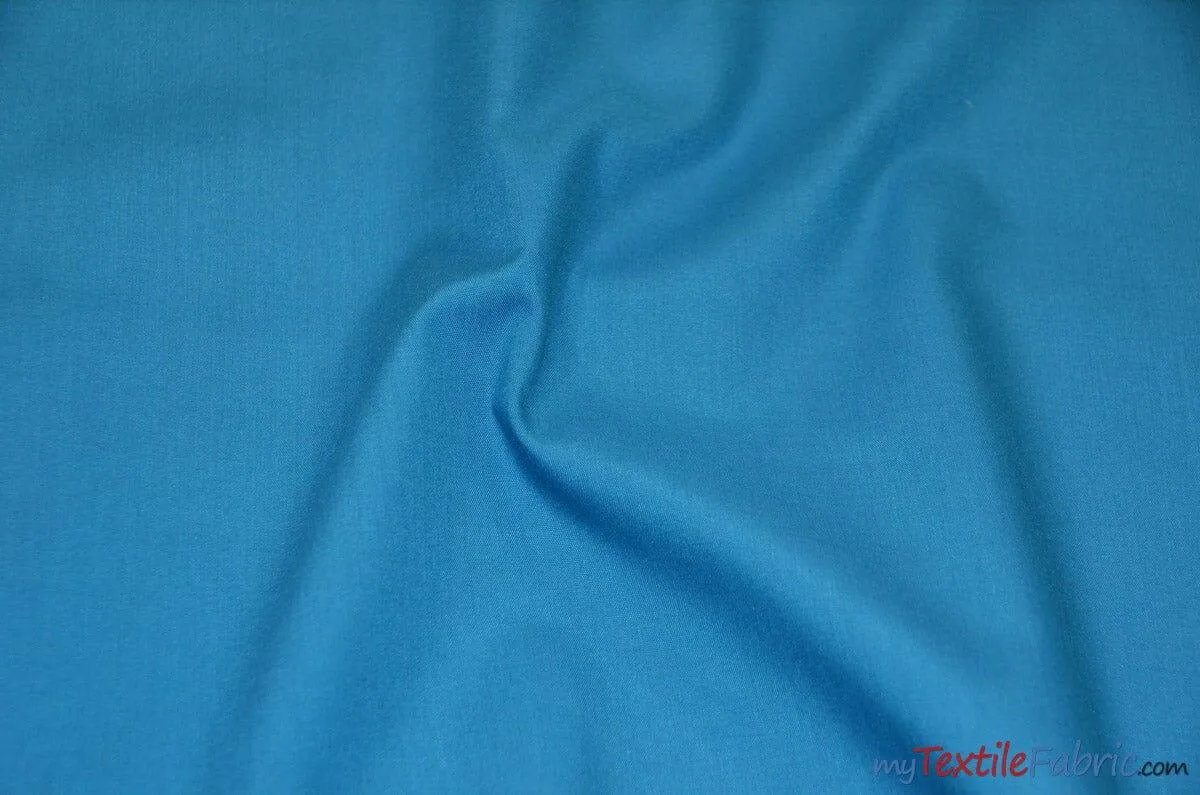 Polyester Cotton Broadcloth Fabric | 60" Wide | Solid Colors | Wholesale Bolt | Multiple Colors |