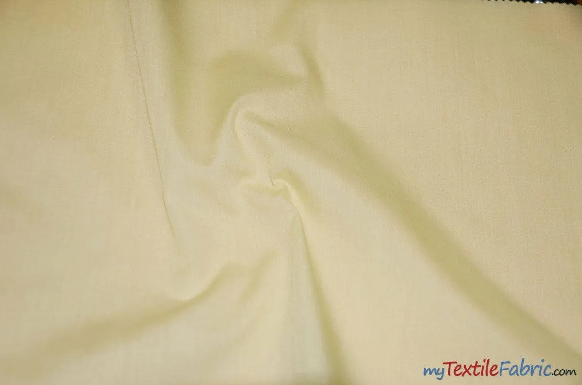 Polyester Cotton Broadcloth Fabric | 60" Wide | Solid Colors | Wholesale Bolt | Multiple Colors |