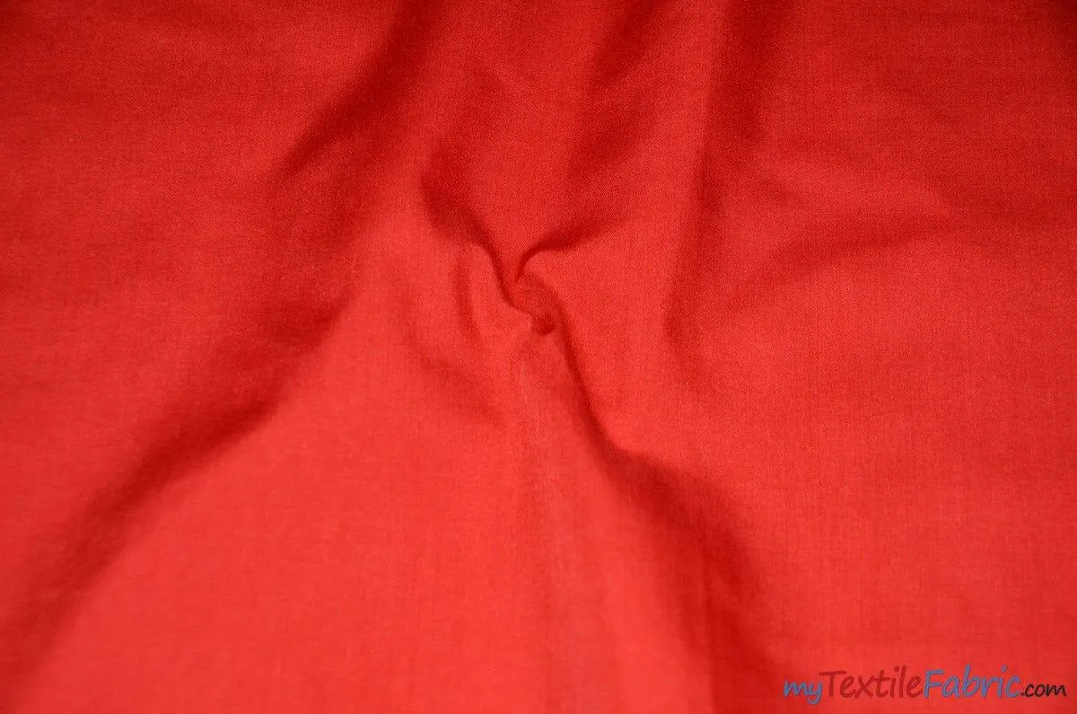 Polyester Cotton Broadcloth Fabric | 60" Wide | Solid Colors | Wholesale Bolt | Multiple Colors |