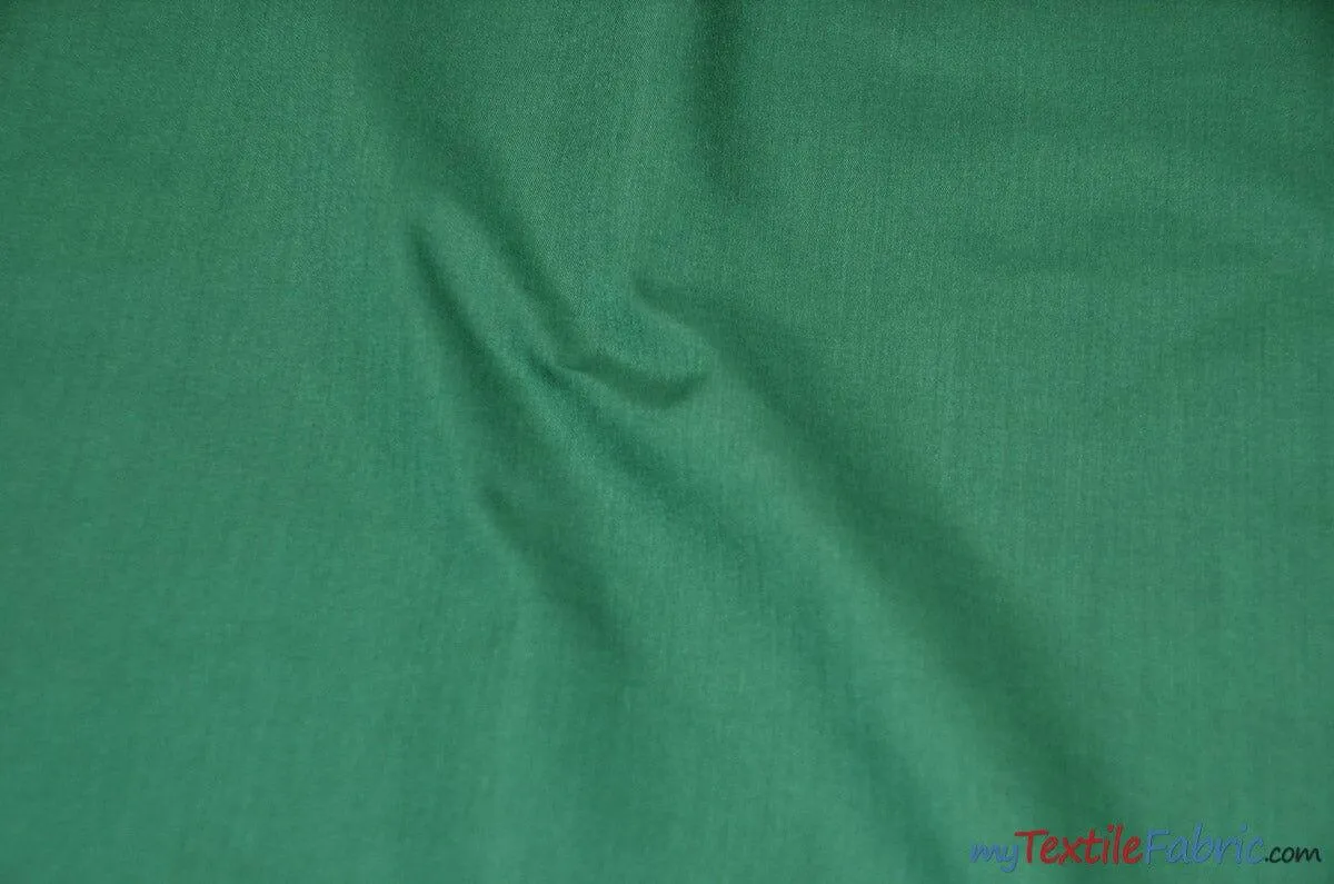 Polyester Cotton Broadcloth Fabric | 60" Wide | Solid Colors | Wholesale Bolt | Multiple Colors |