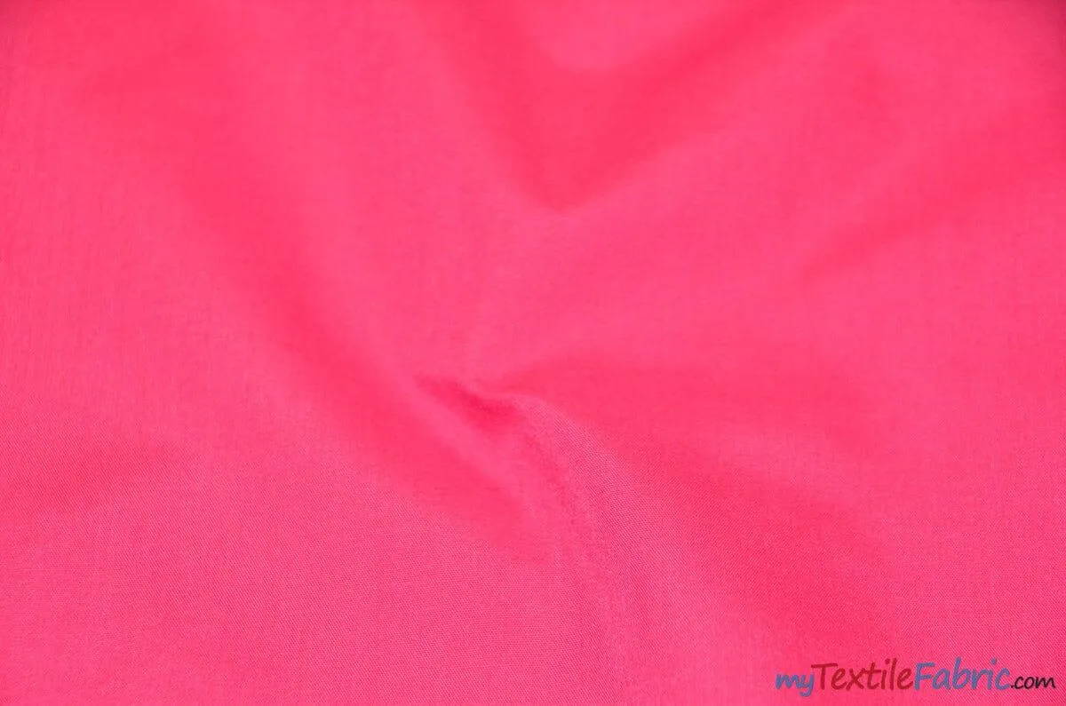 Polyester Cotton Broadcloth Fabric | 60" Wide | Solid Colors | Wholesale Bolt | Multiple Colors |