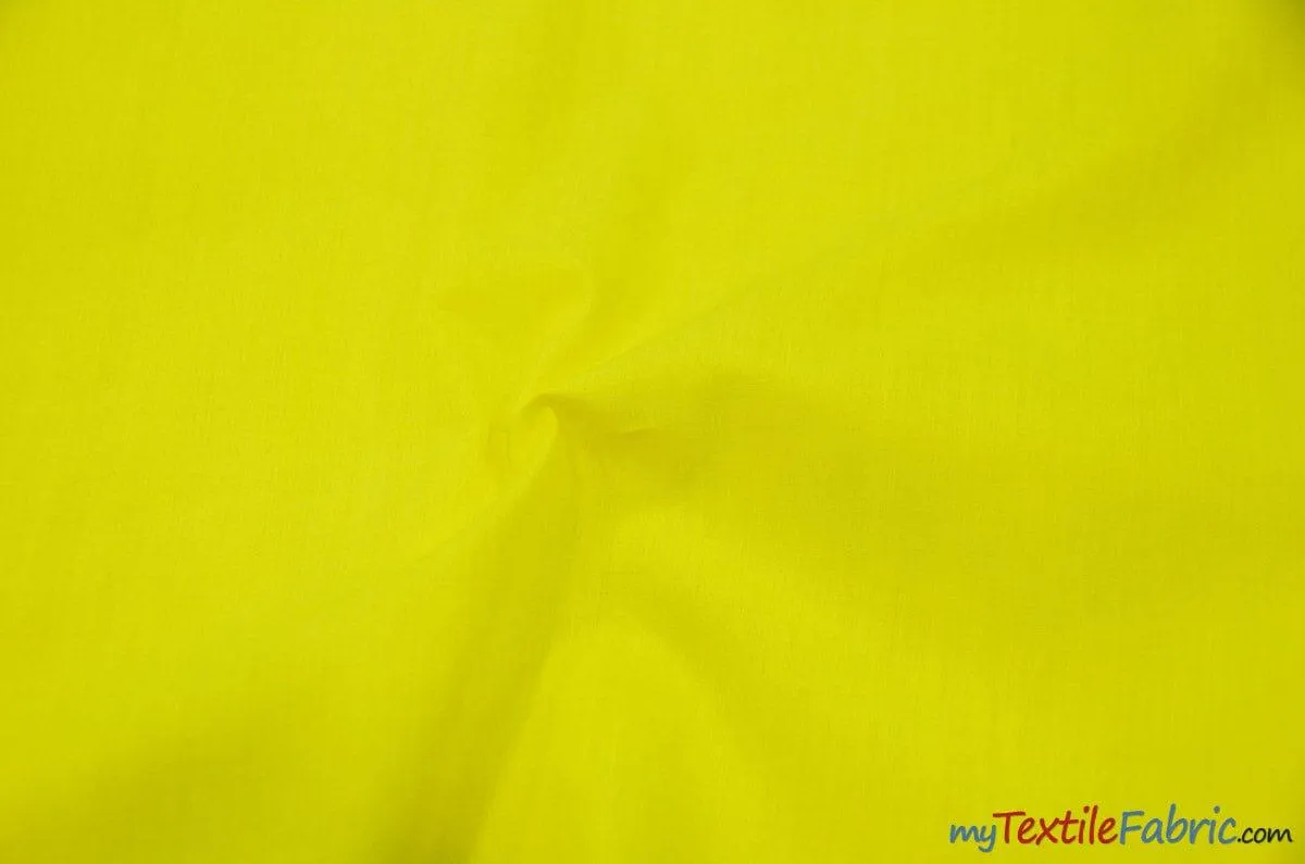 Polyester Cotton Broadcloth Fabric | 60" Wide | Solid Colors | Wholesale Bolt | Multiple Colors |